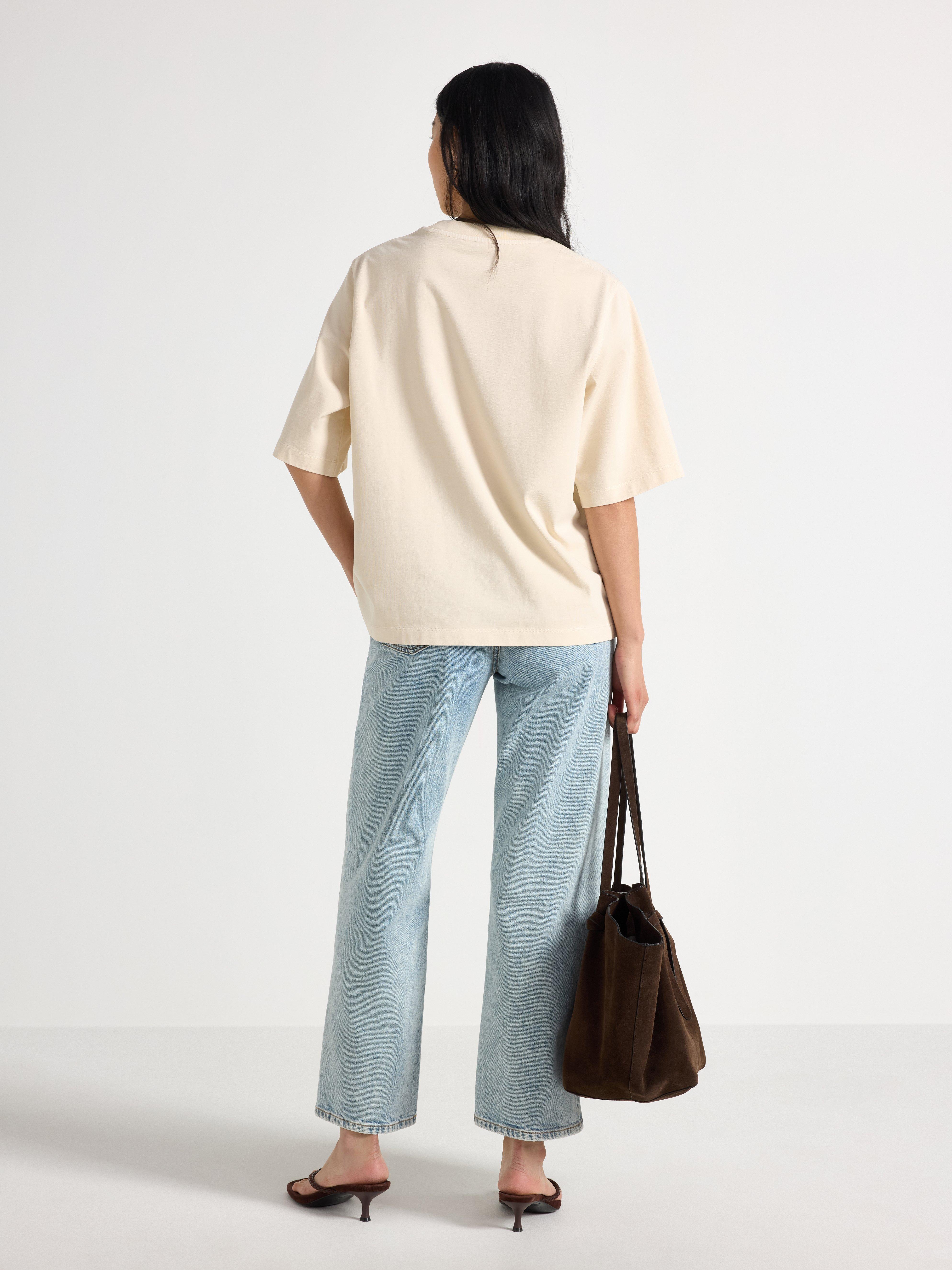 T-shirt - Dame - Beige