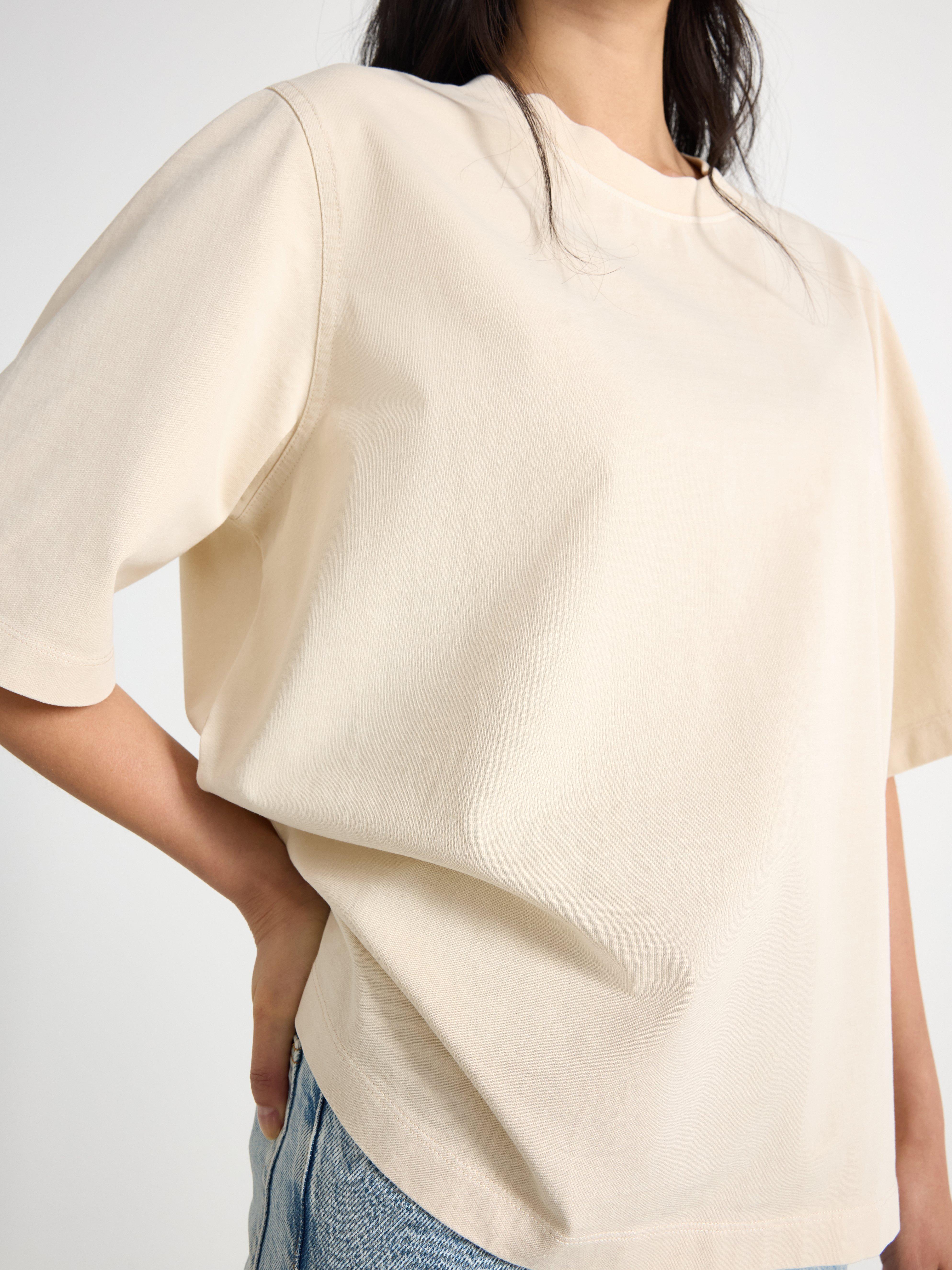 T-shirt - Dame - Beige