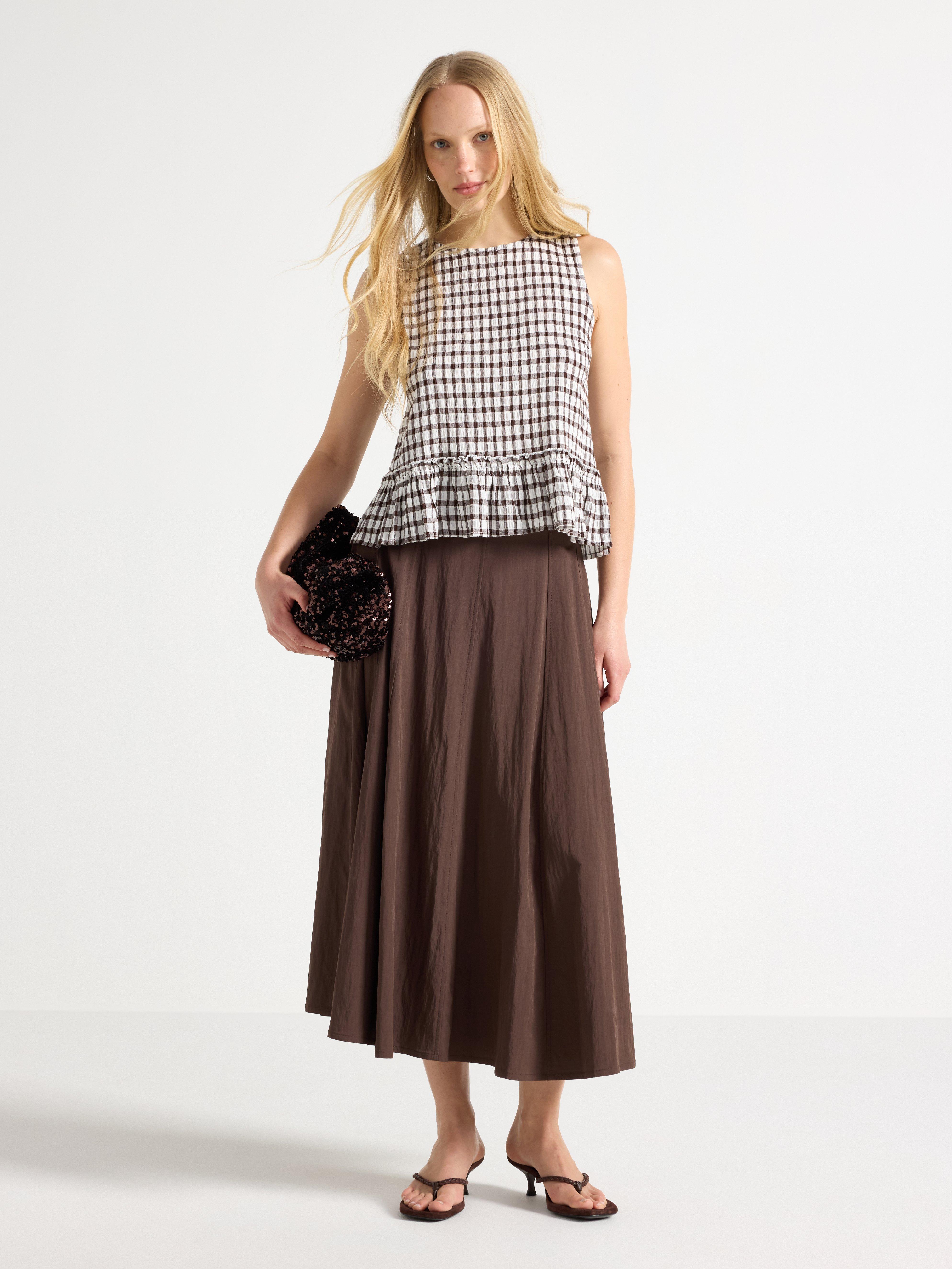 Blouse - Womens Wear - Brown