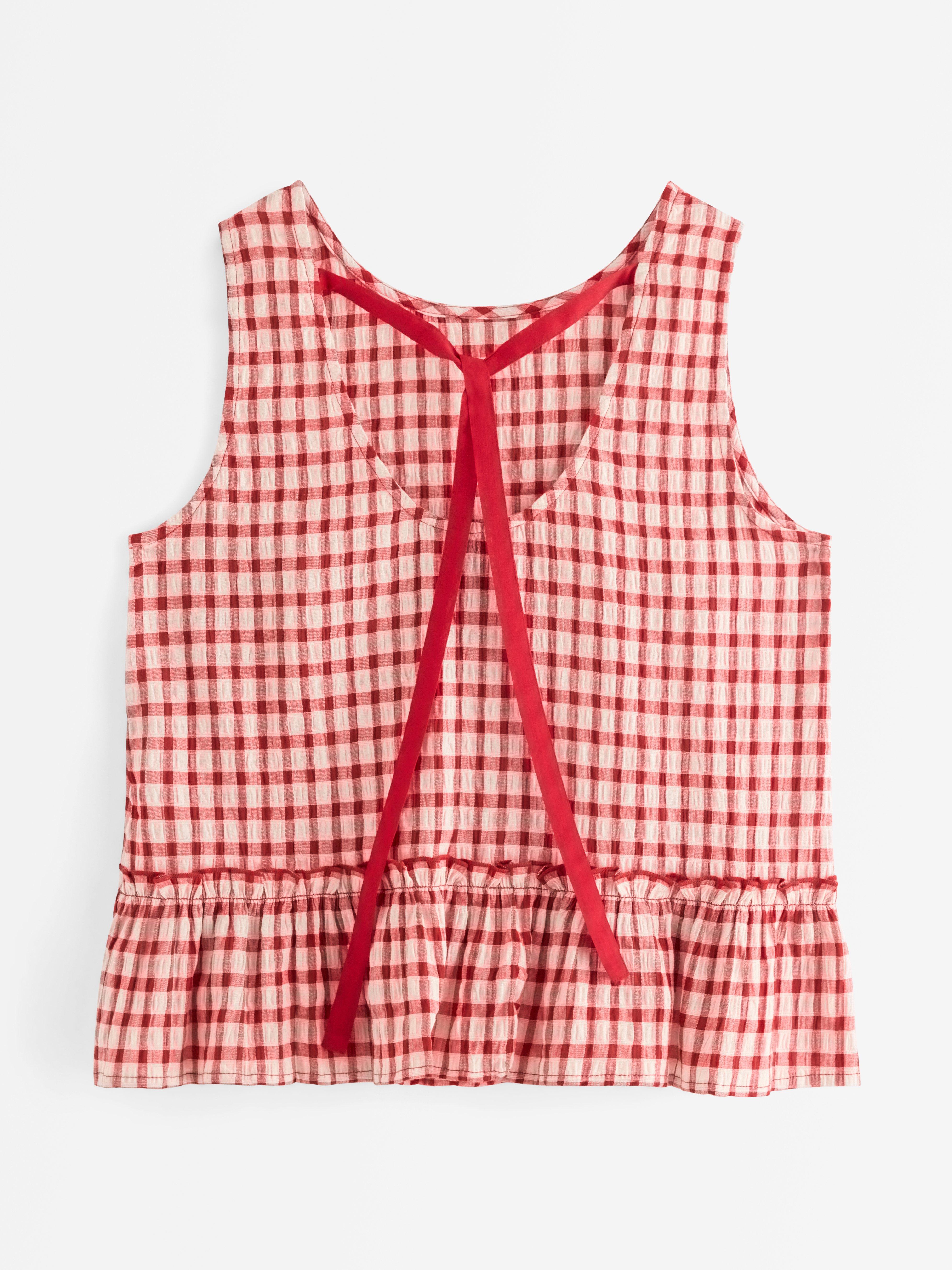 Bluse - Dame - Rød