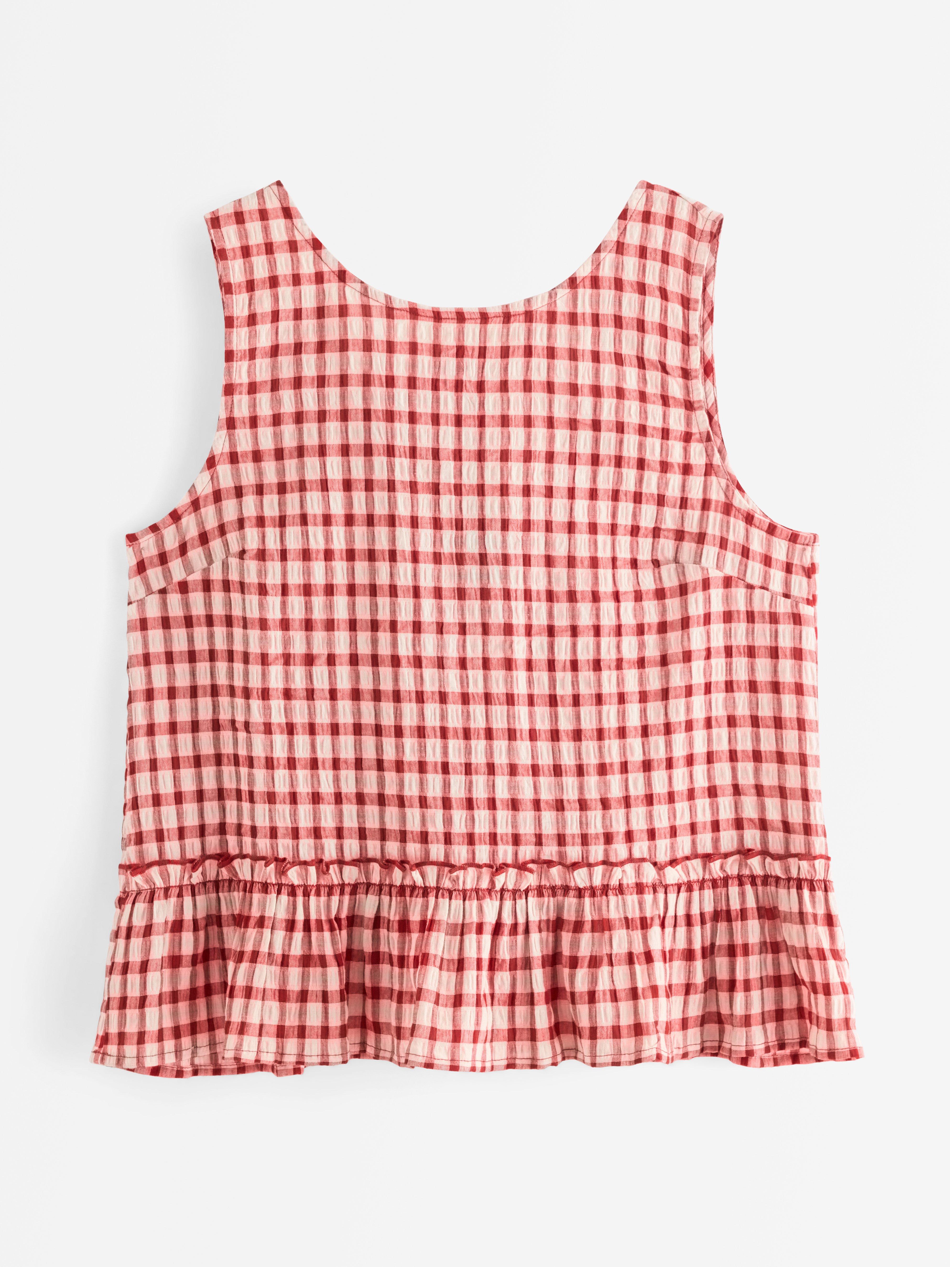 Bluse - Dame - Rød