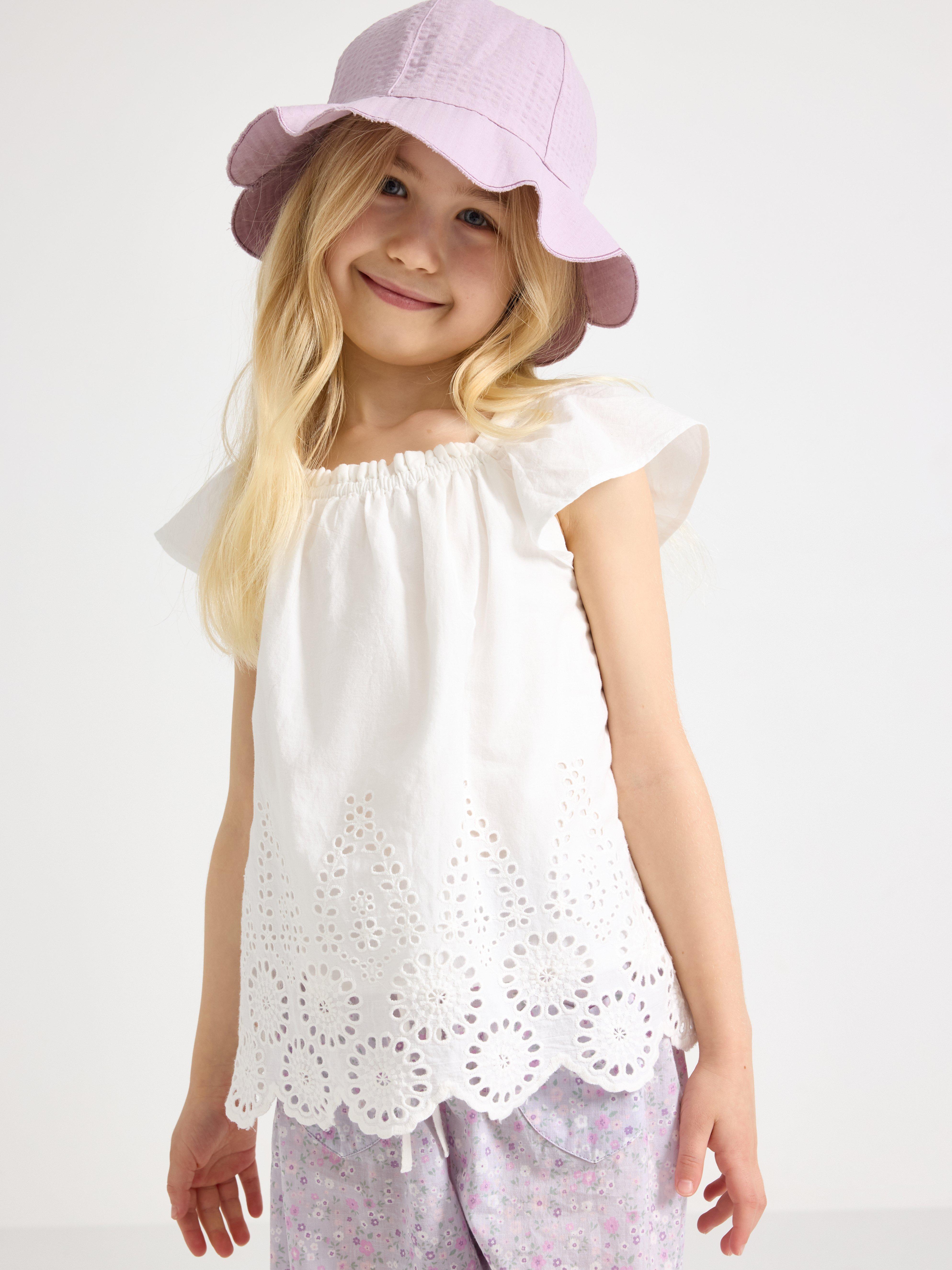 Top - Kids Wear - White