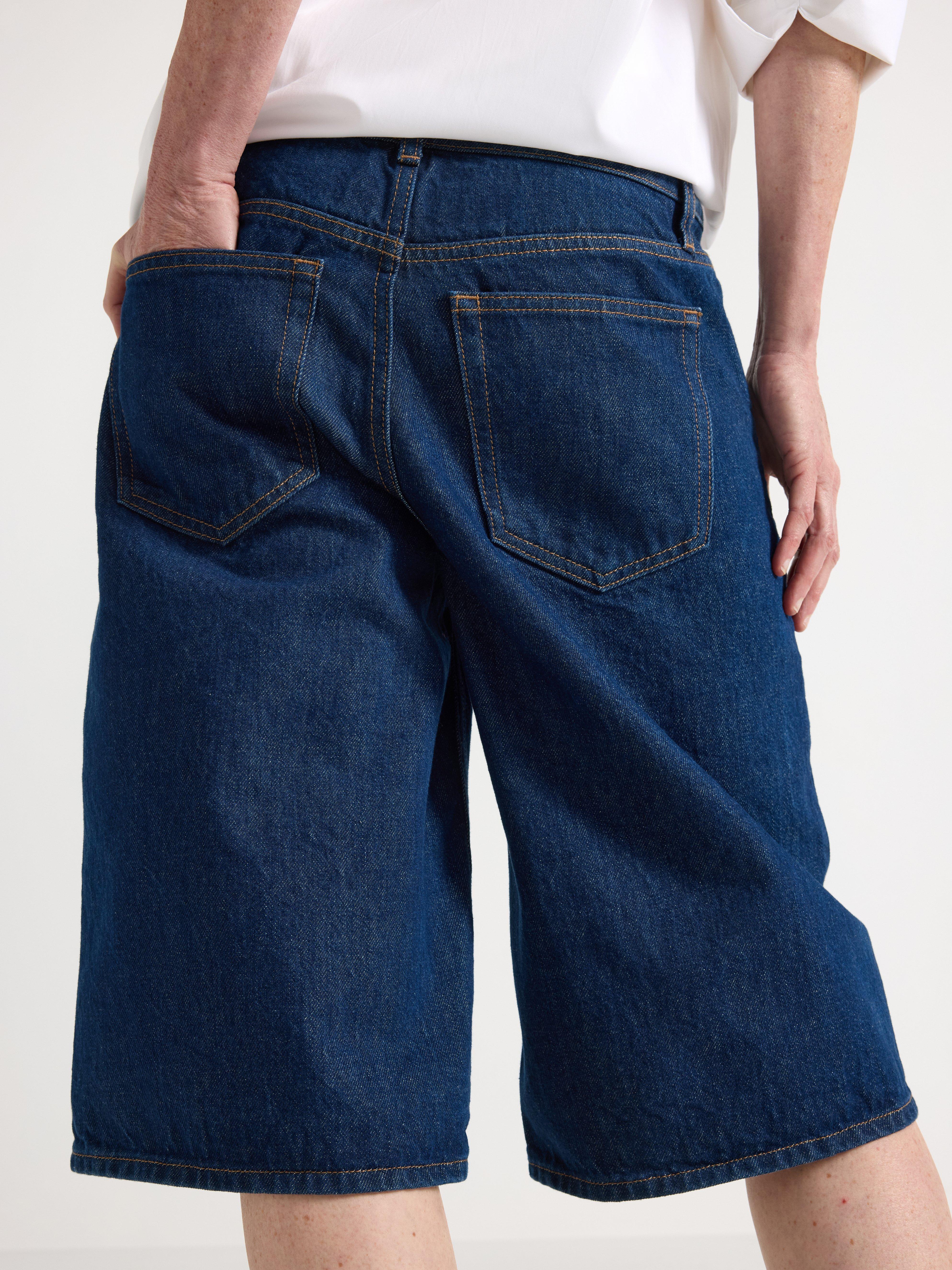 Shorts - Dame - Blå