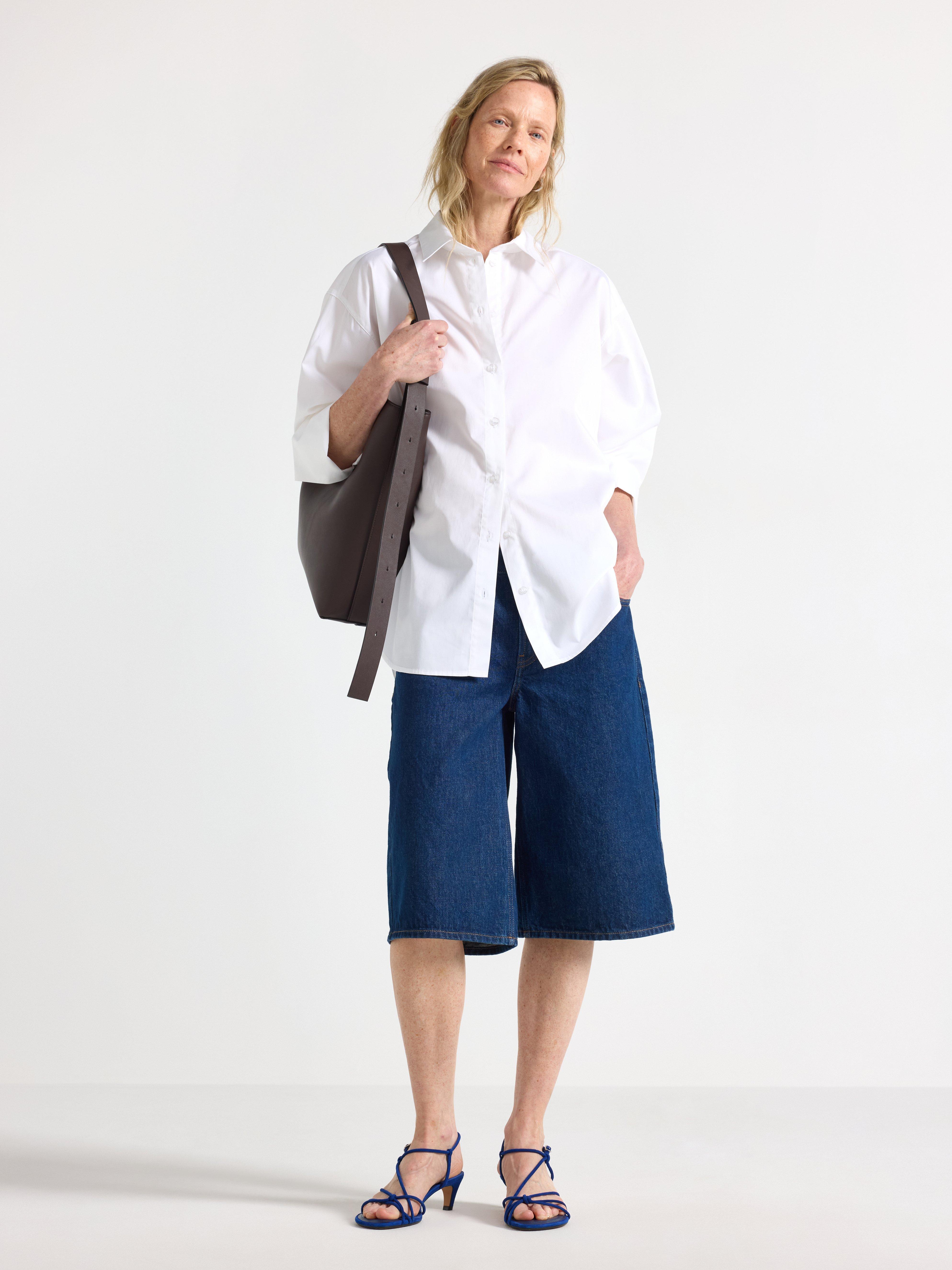 Shorts - Dame - Blå