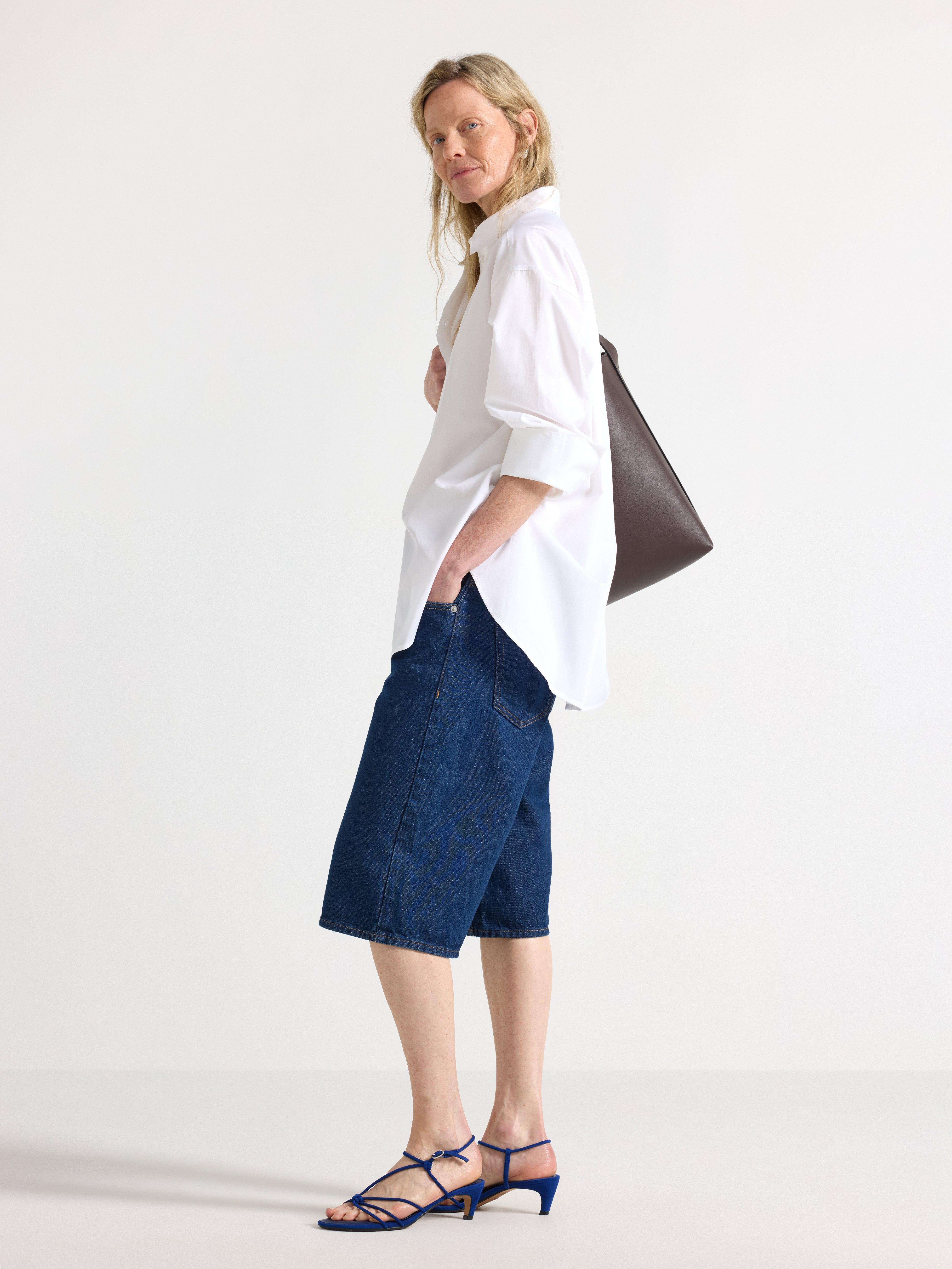 Shorts - Dame - Blå