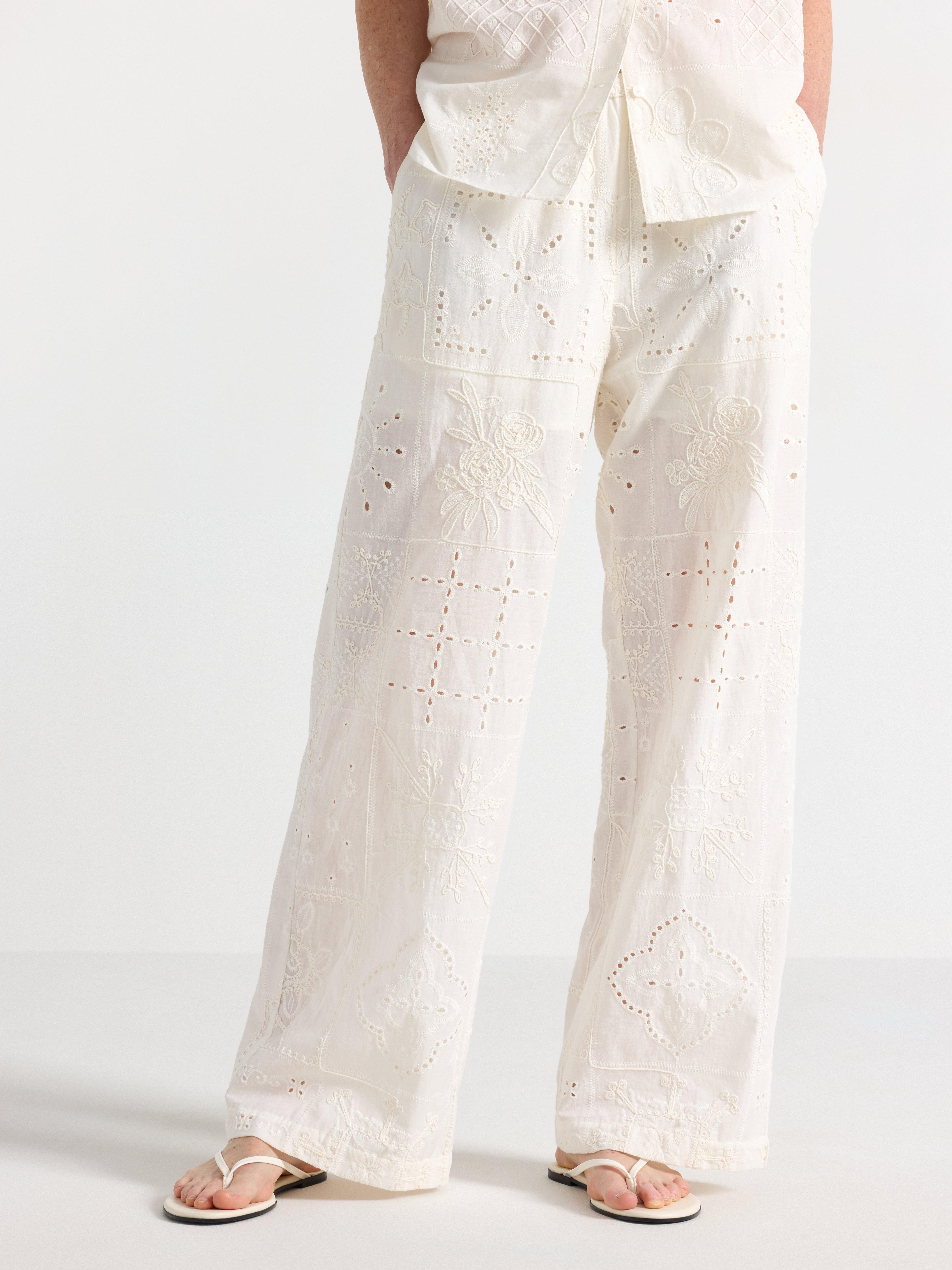 Housut - Naiset - Valkoinen