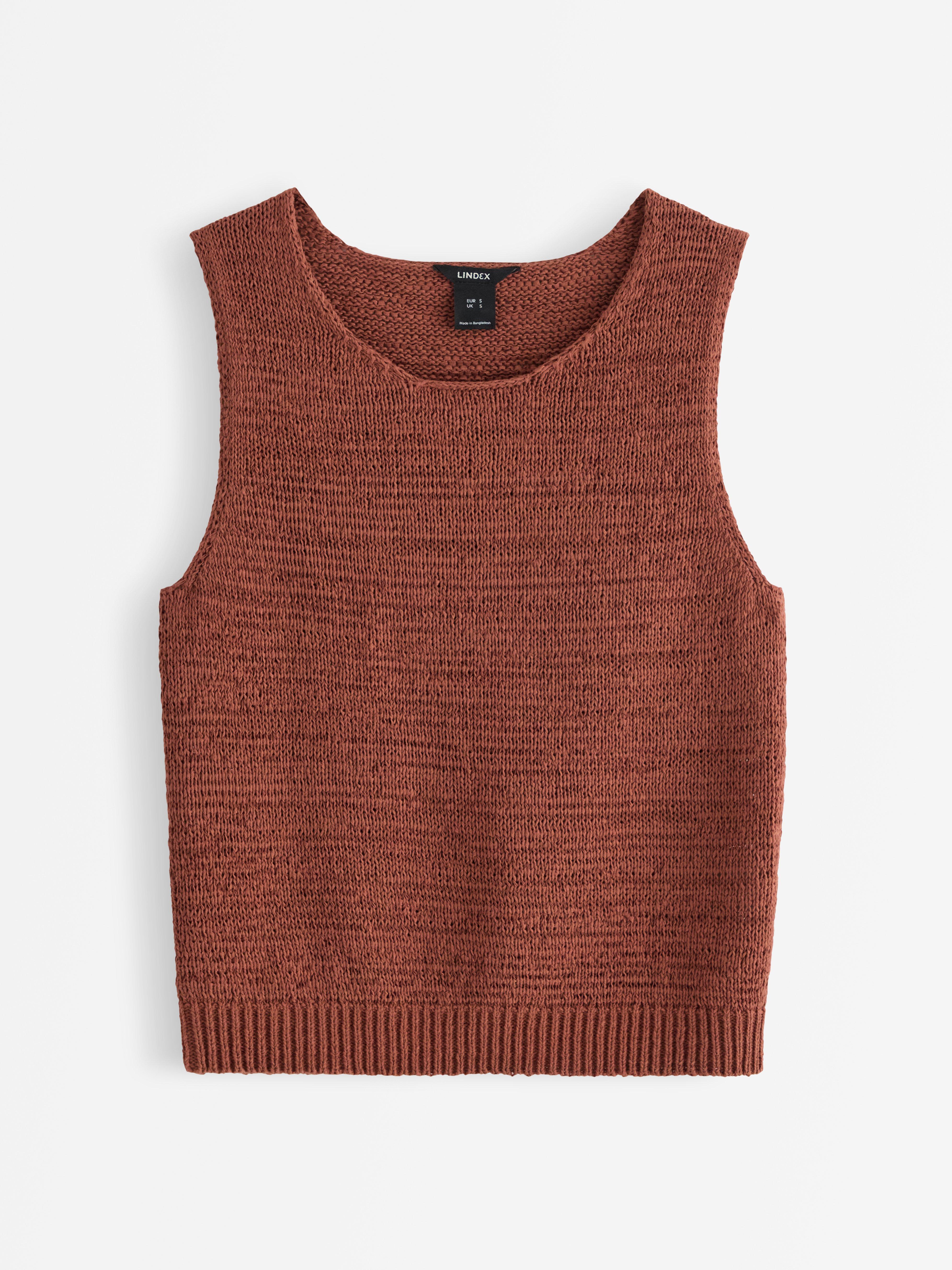 Vest - Womens Wear - Brown
