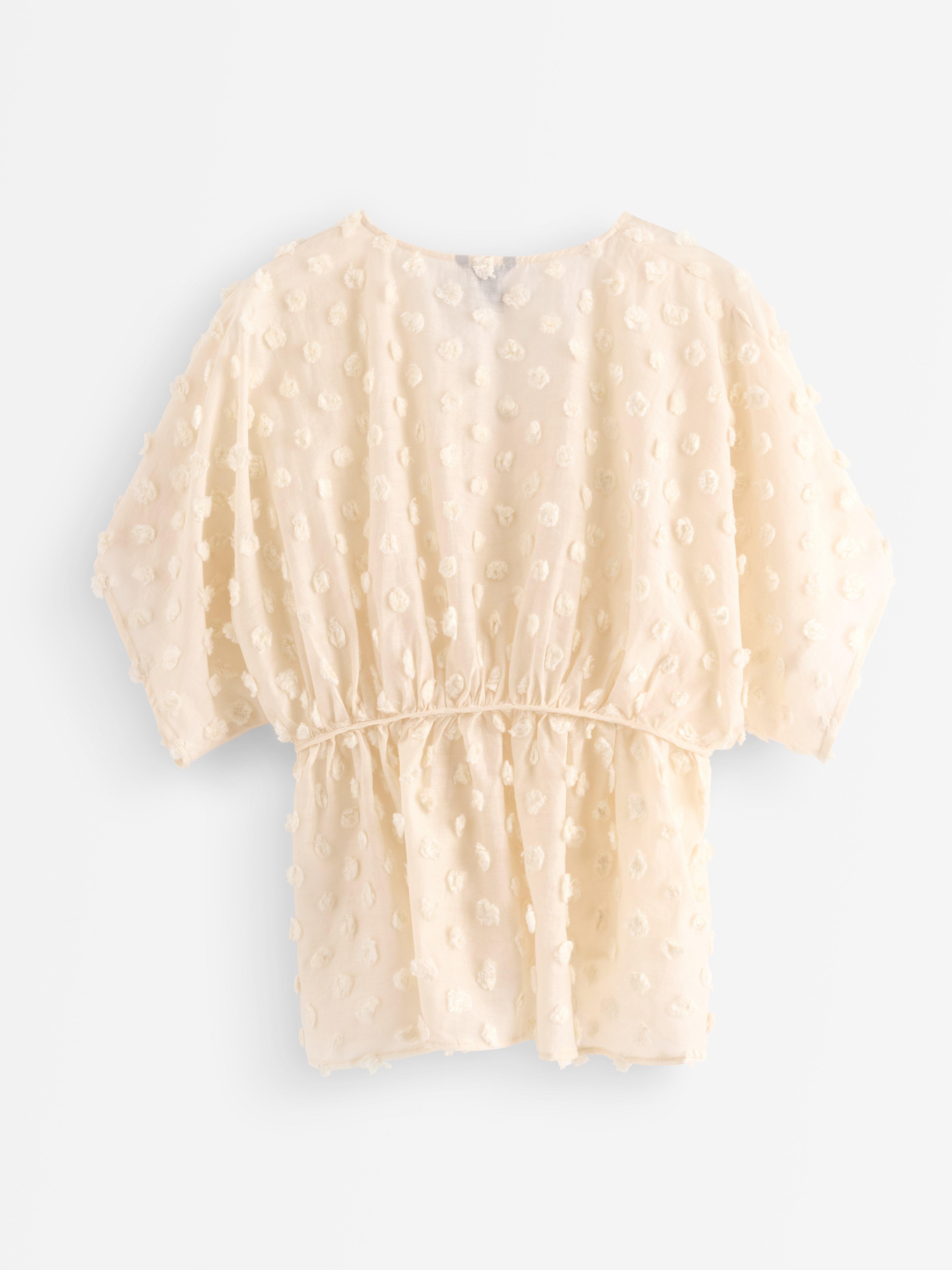 Bluse - Dame - Beige