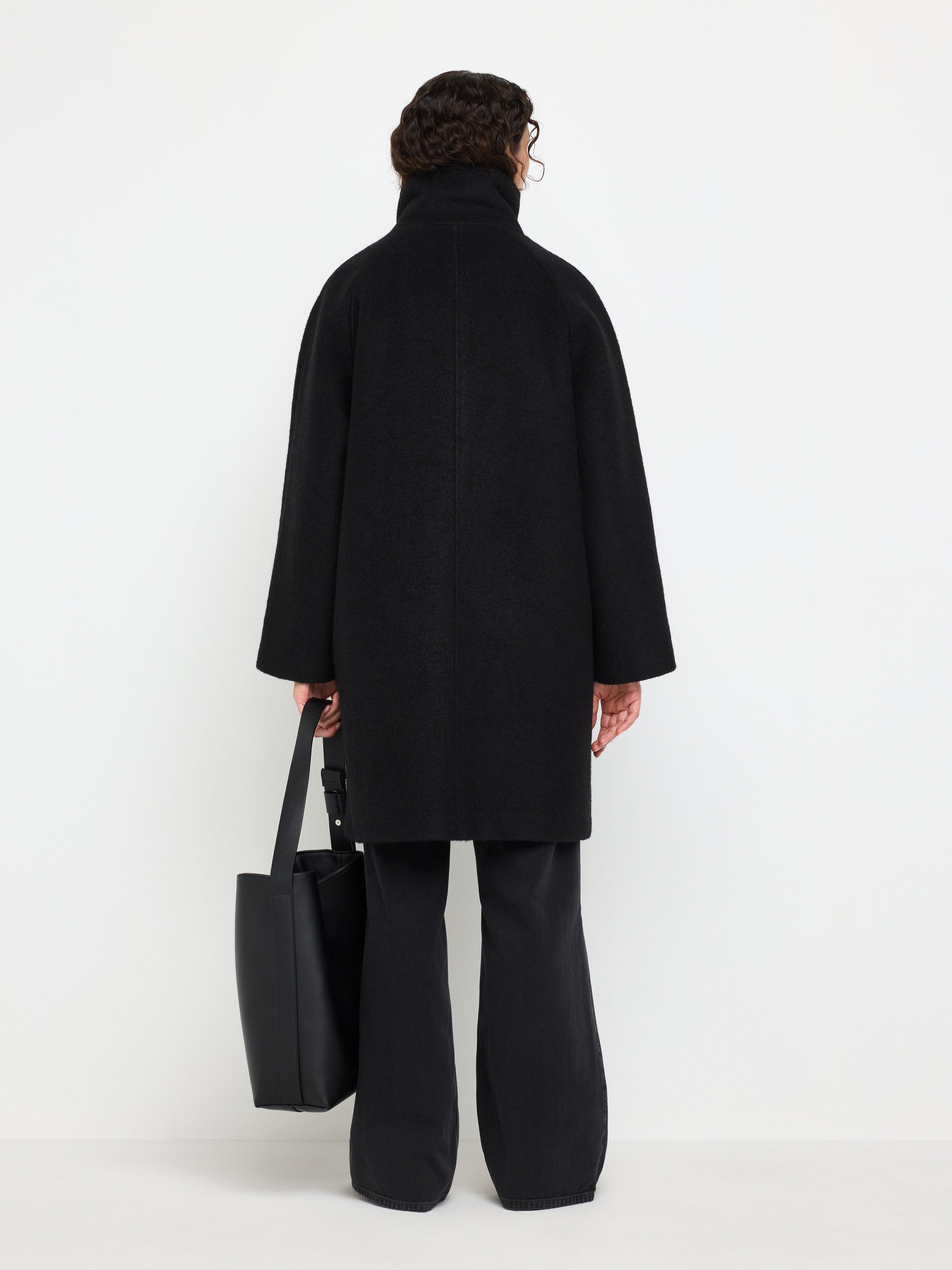 Coat -  - Black