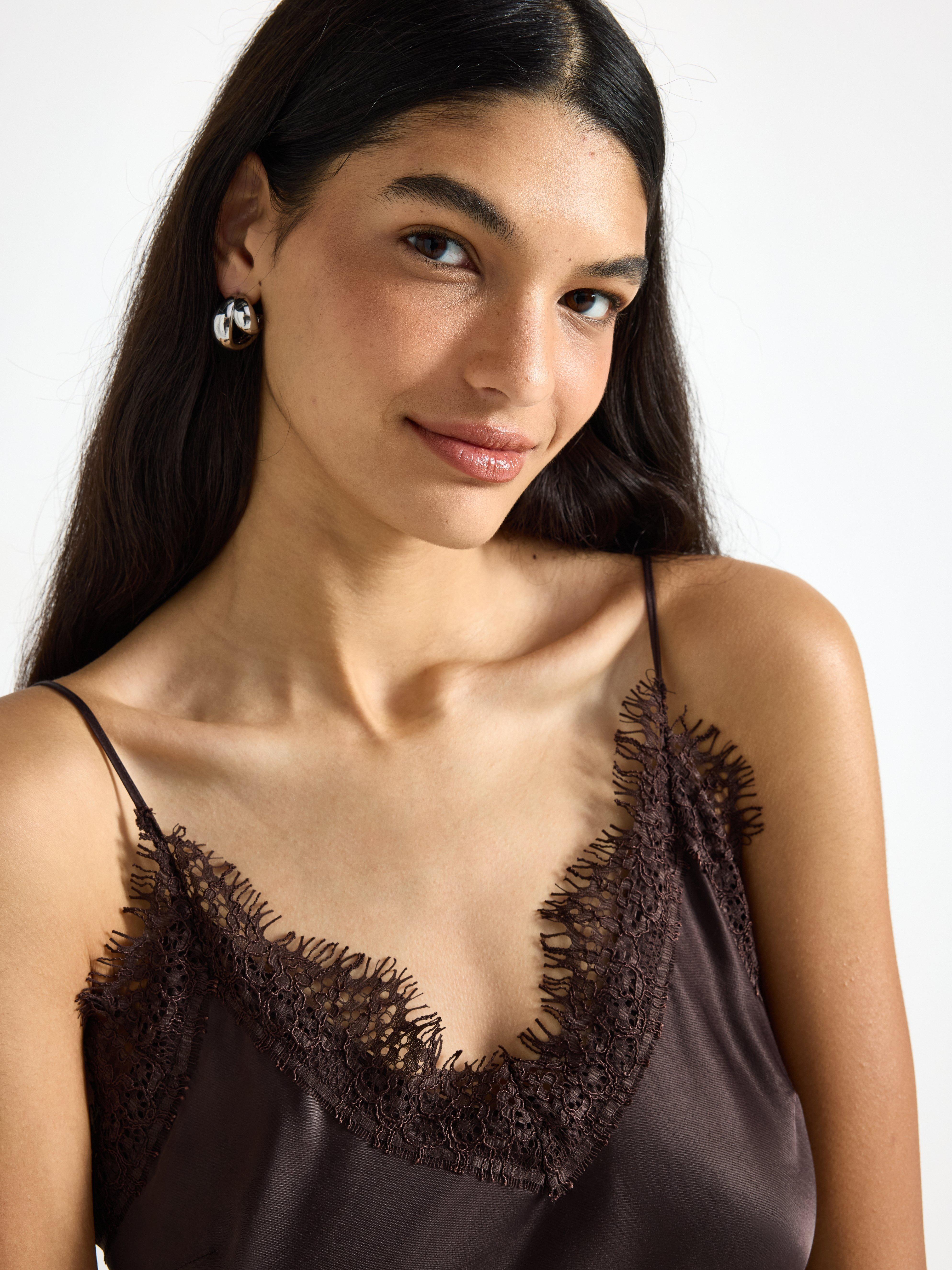 Blus - Dam - Brun