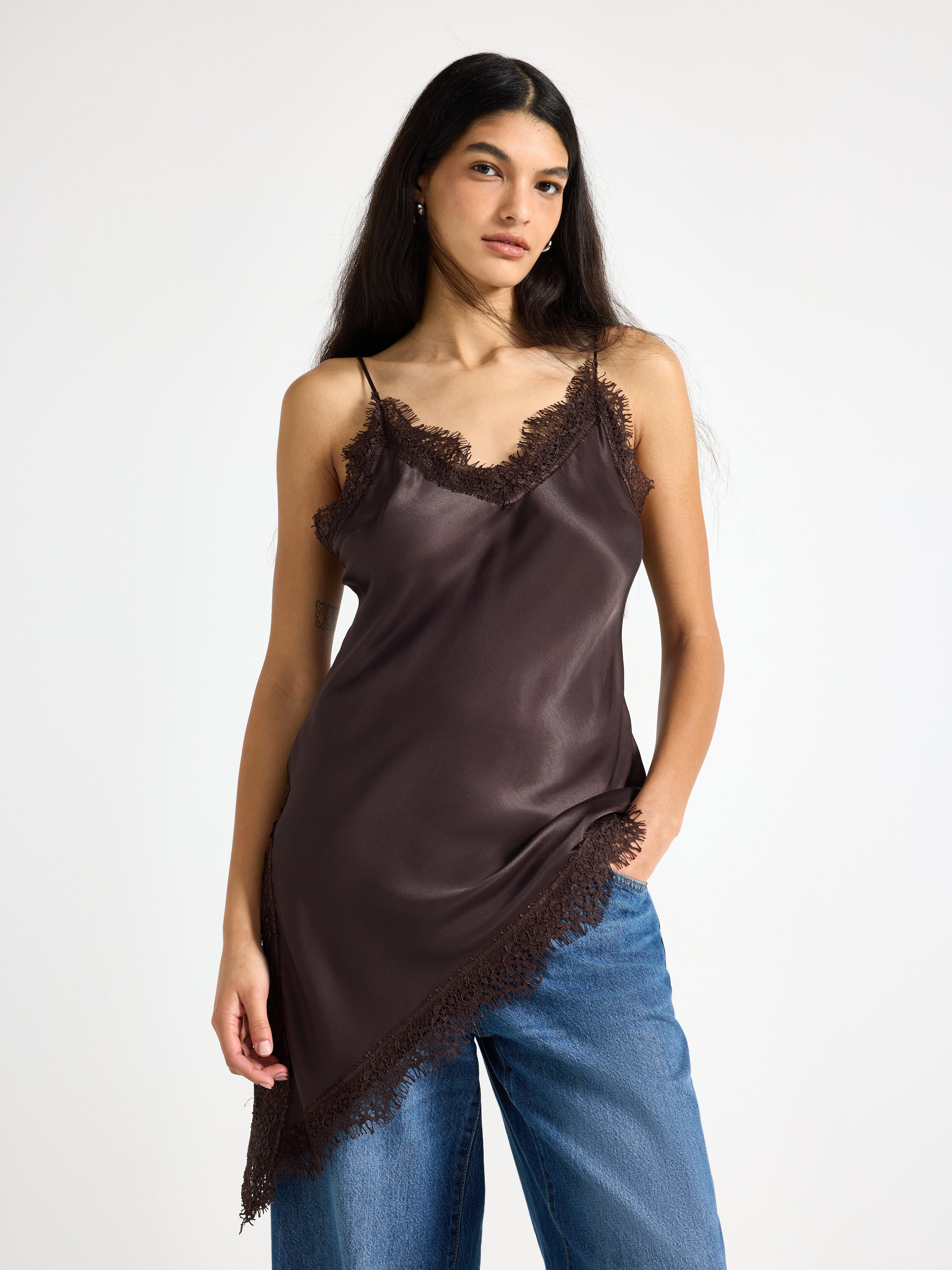 Blus - Dam - Brun