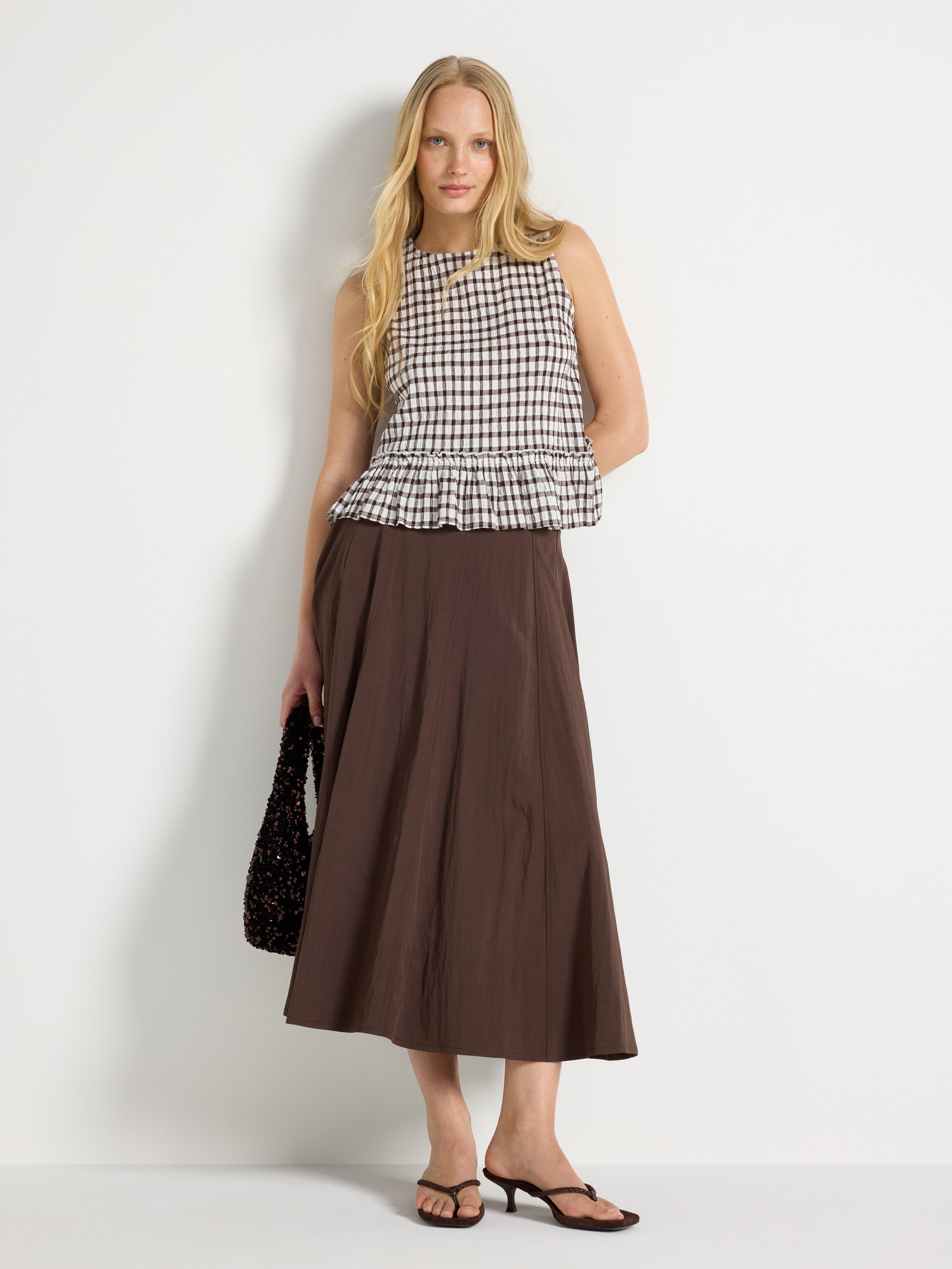 Skirt - Womens Wear - Brown