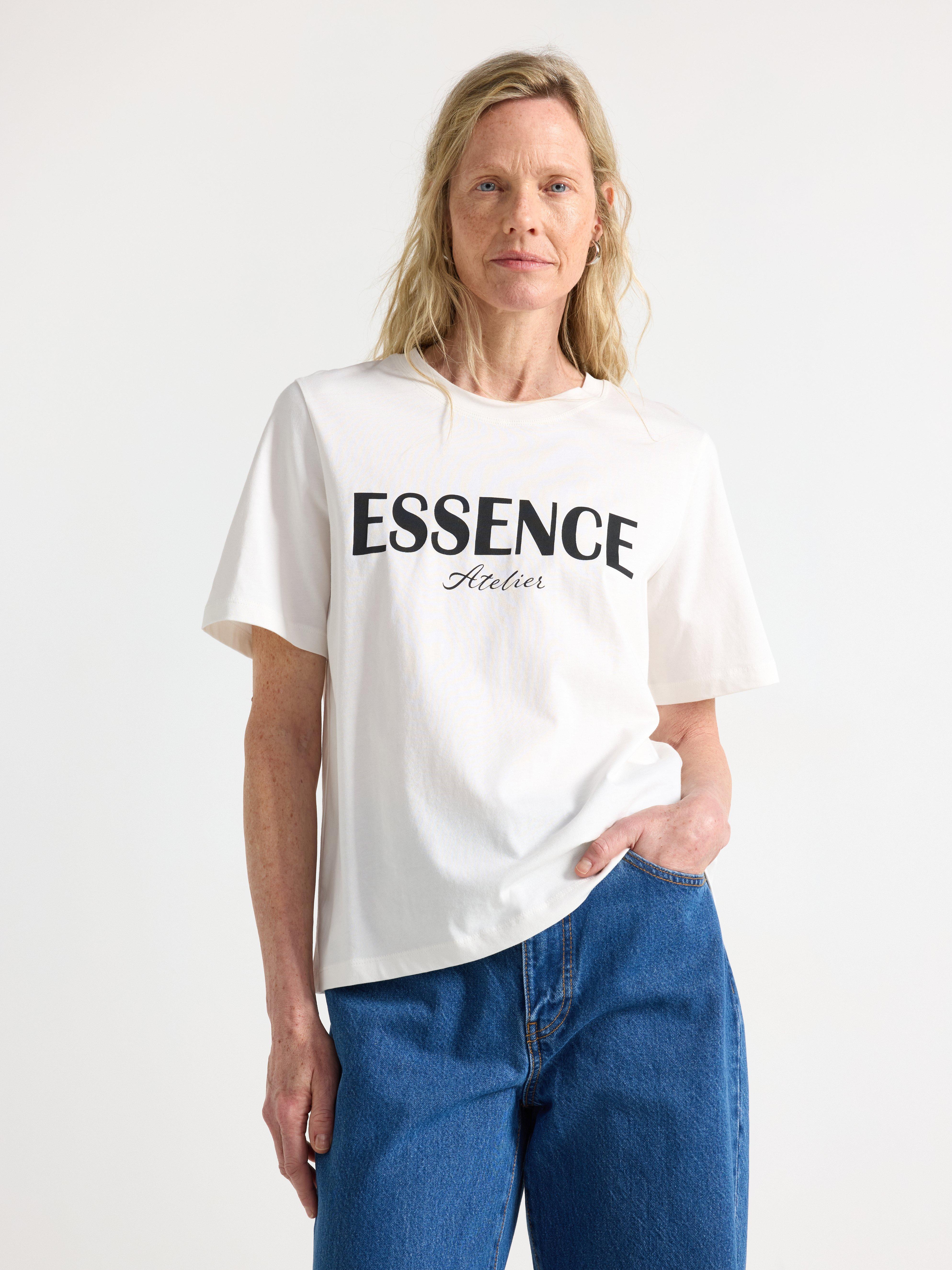 T-shirt - Dame - Hvit