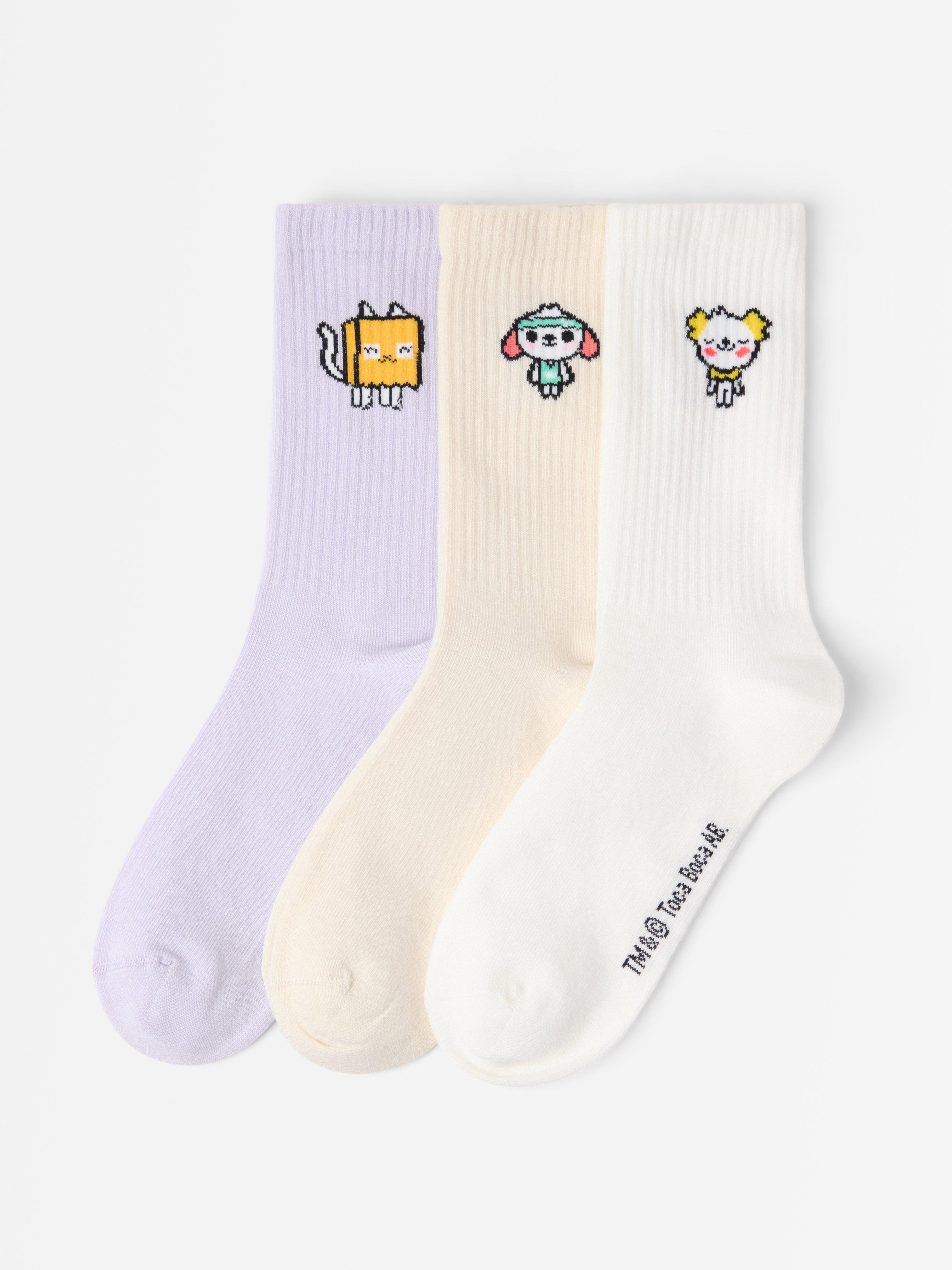 3-pack Toca boca  socks