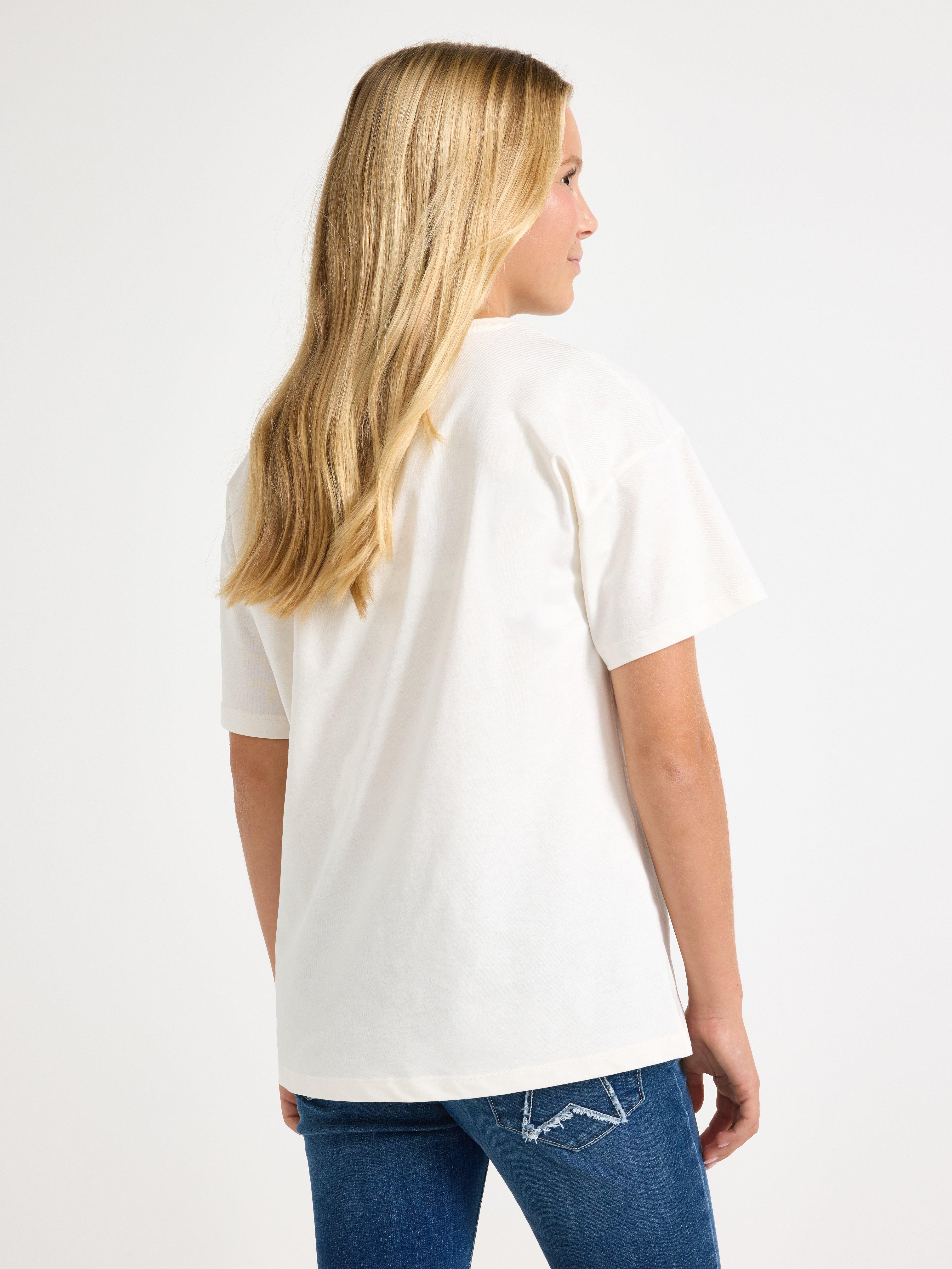 T-shirt - Børn - Hvid