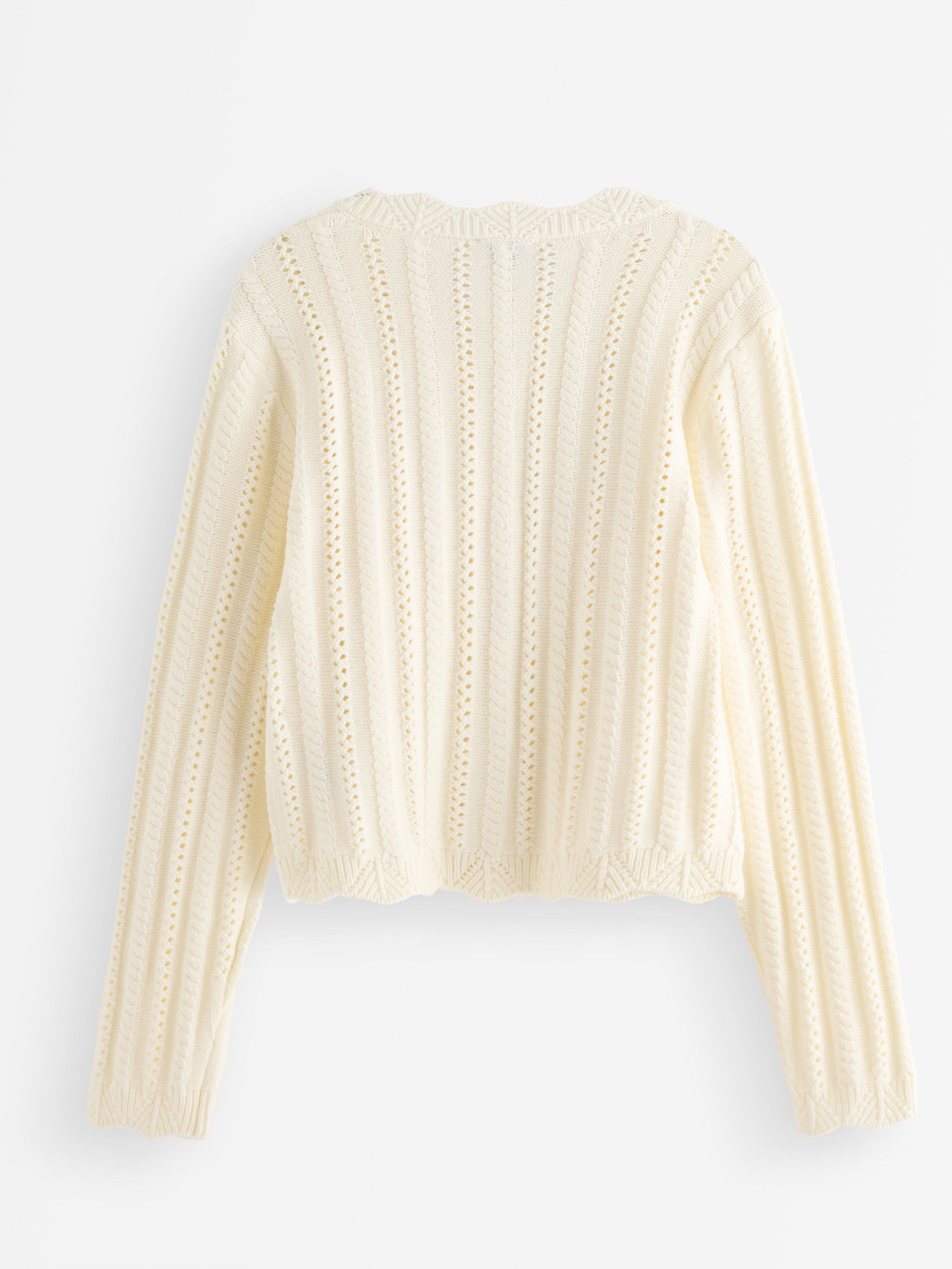 Cardigan - Dam - Vit