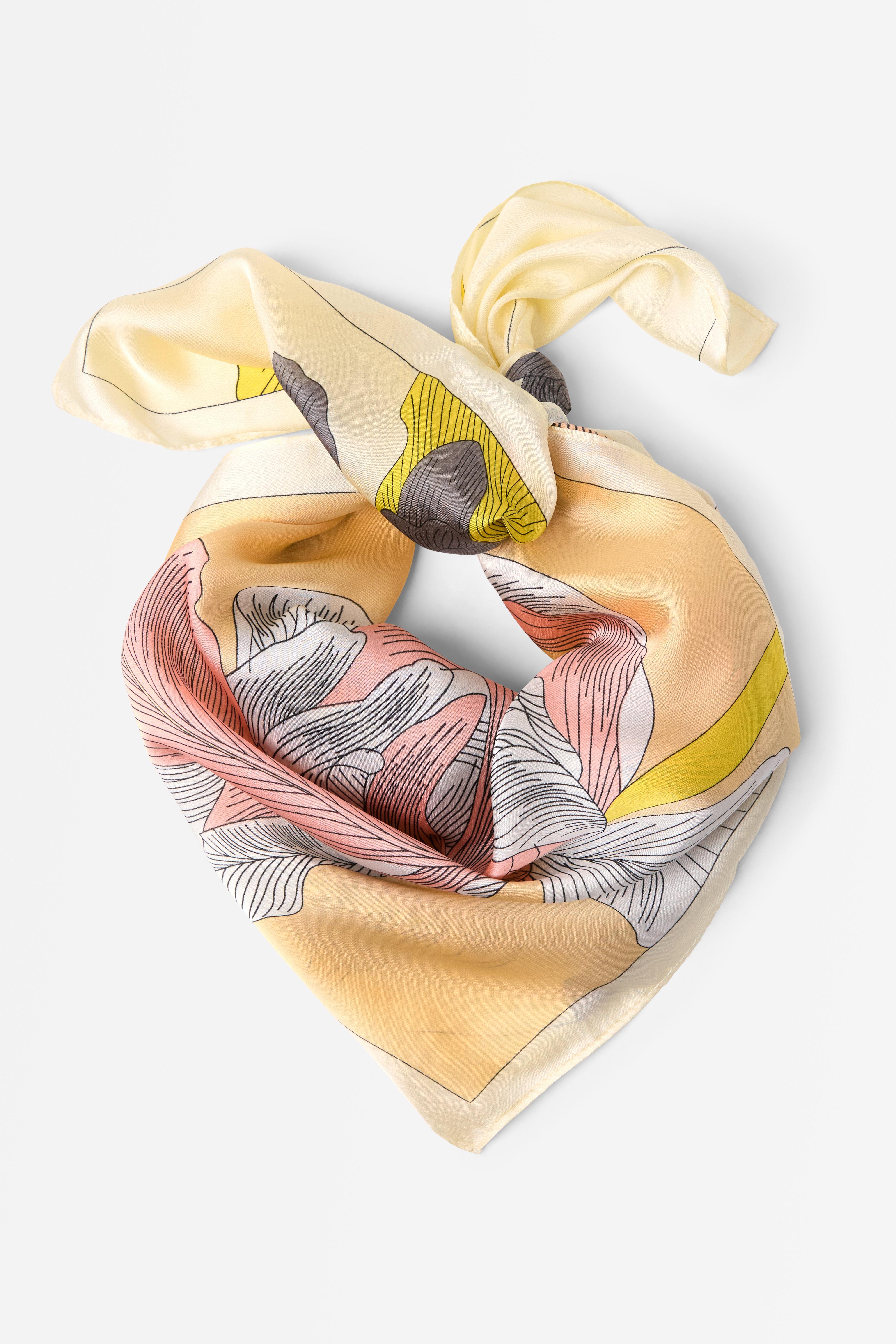 Tørklæde - Dame - Gul
