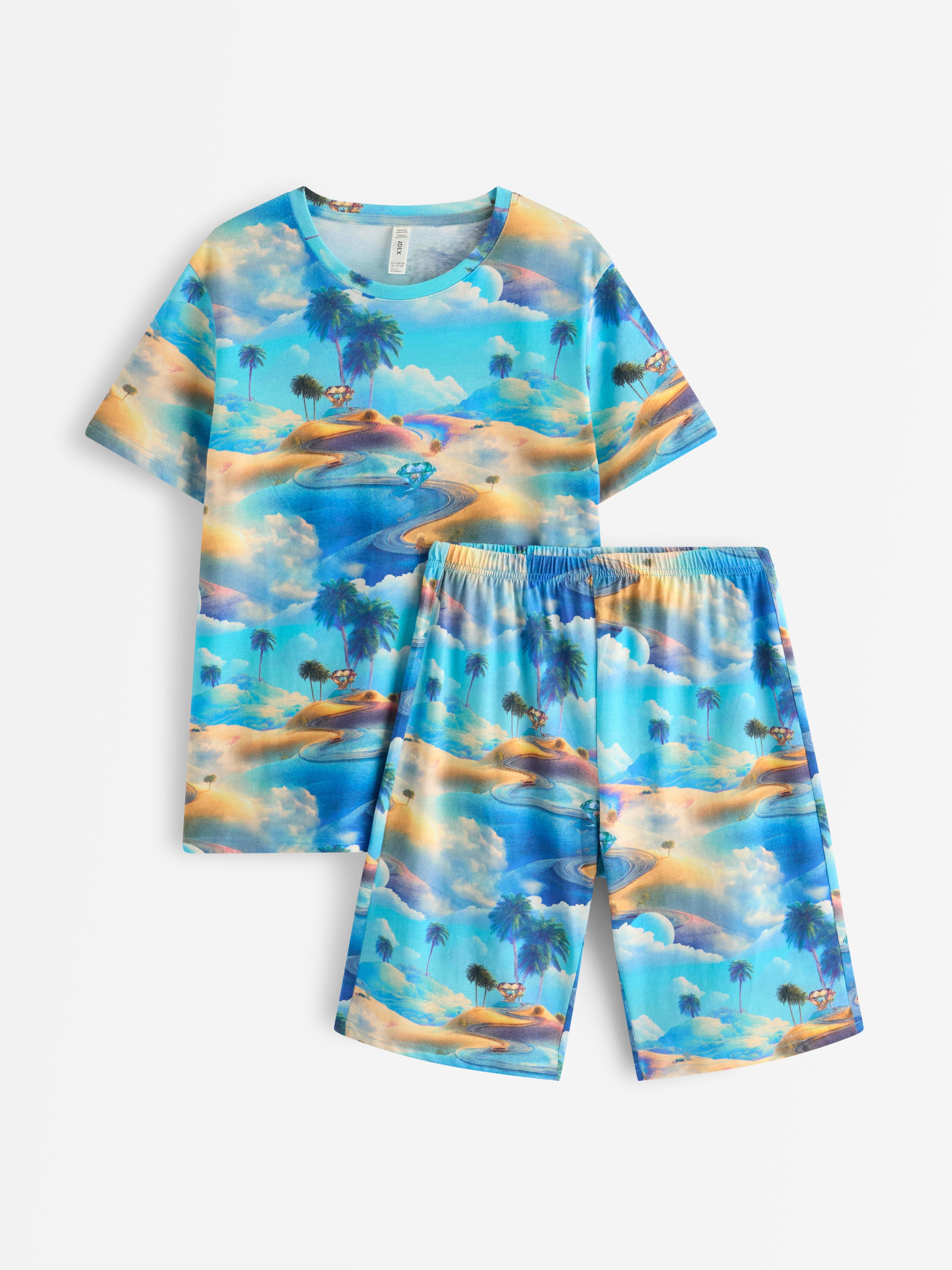 Pyjama Set - Kids Wear - Turquoise