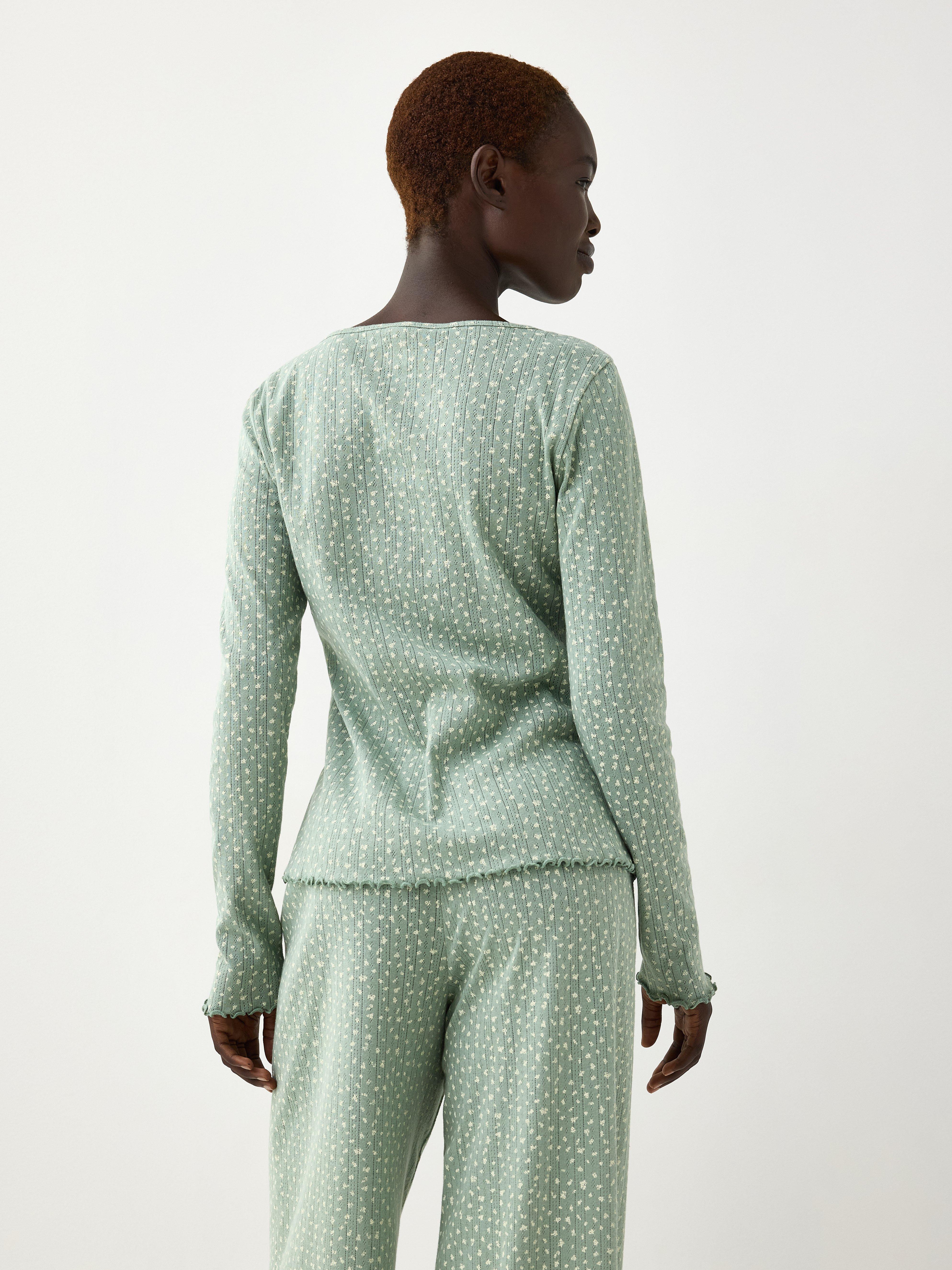 Pyjama Top - Lingerie - Green