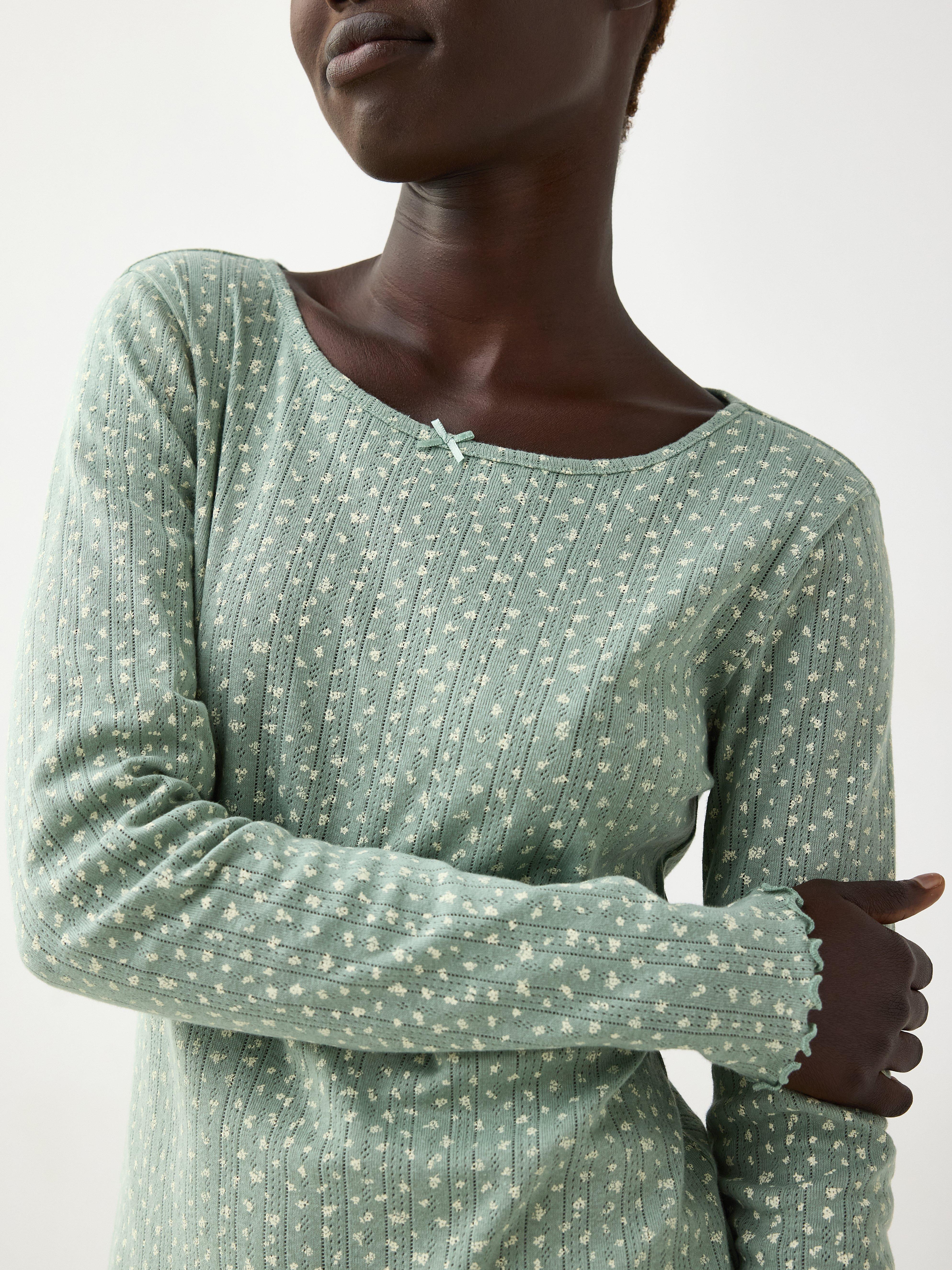 Pyjama Top - Lingerie - Green