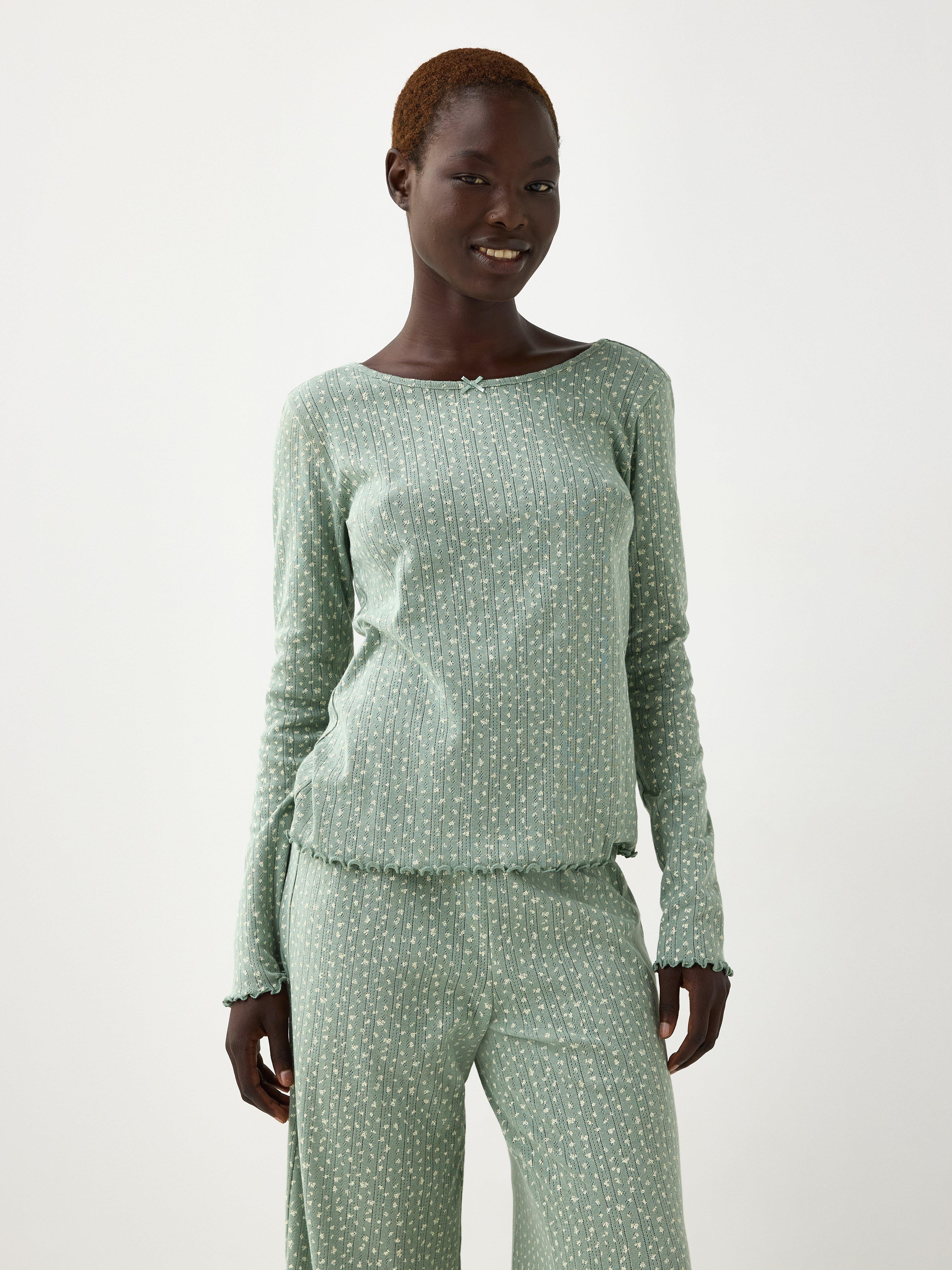 Pyjama Top - Lingerie - Green