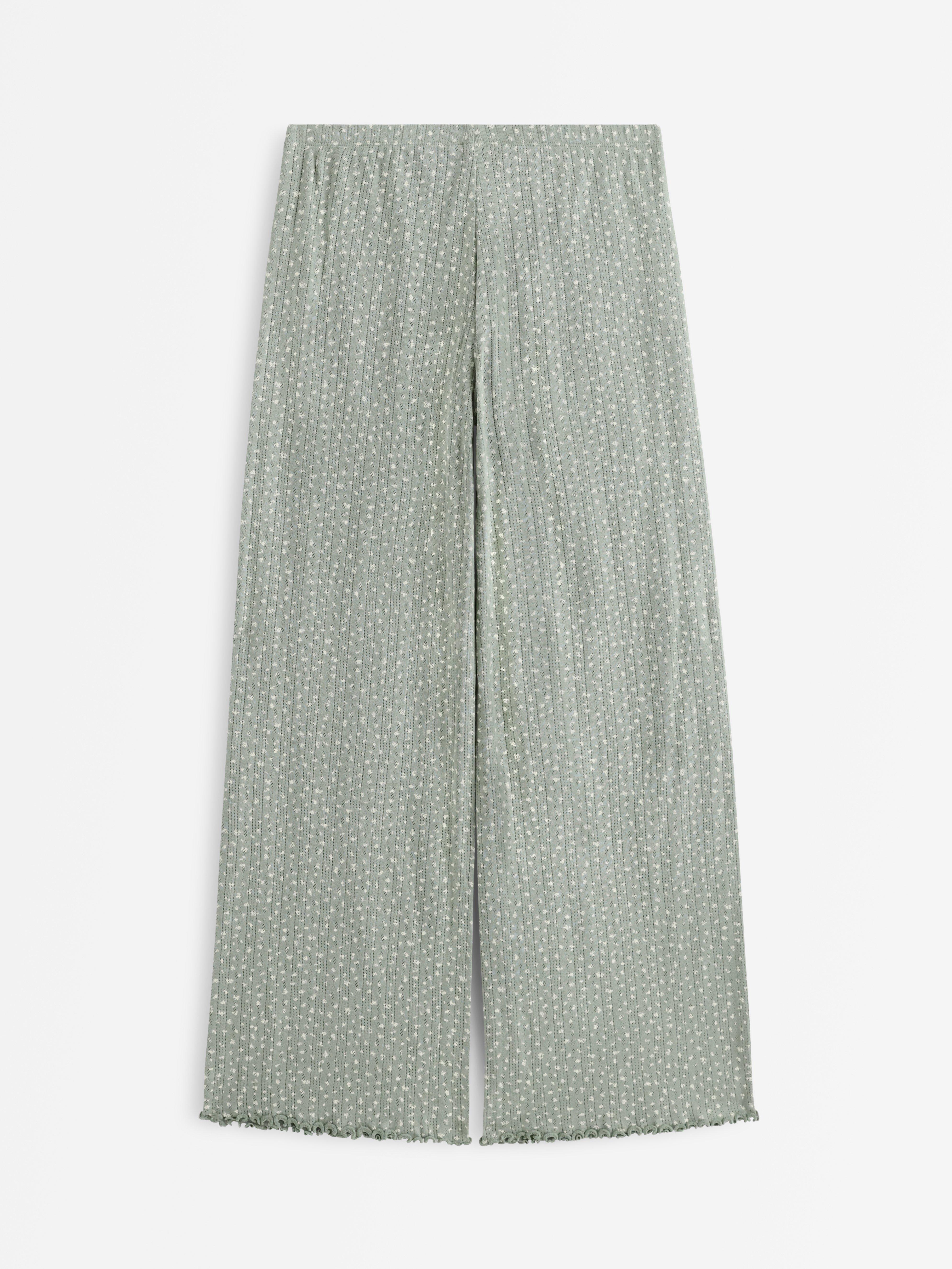Pyjama Trousers - Lingerie - Green