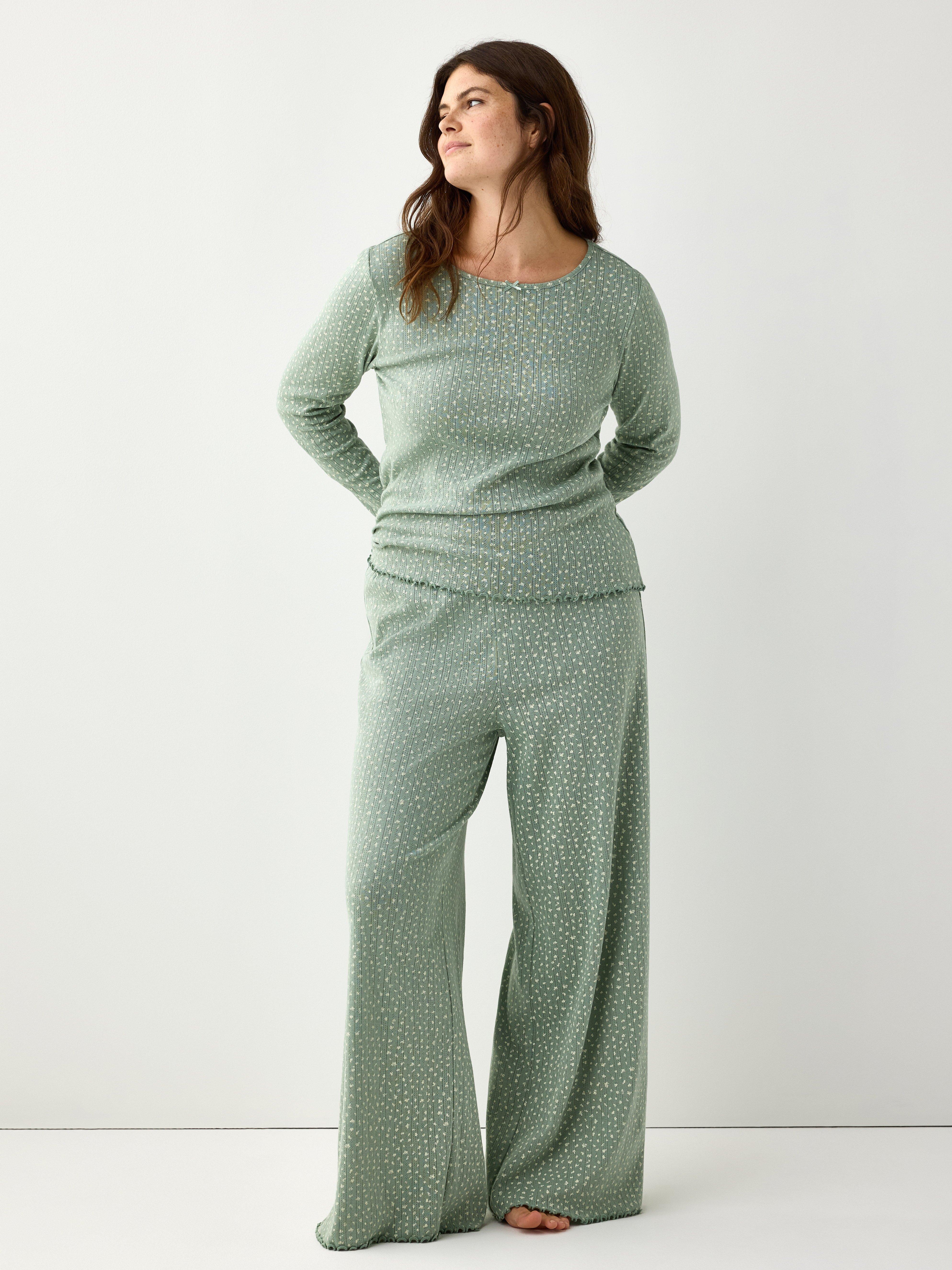 Pyjama Trousers - Lingerie - Green