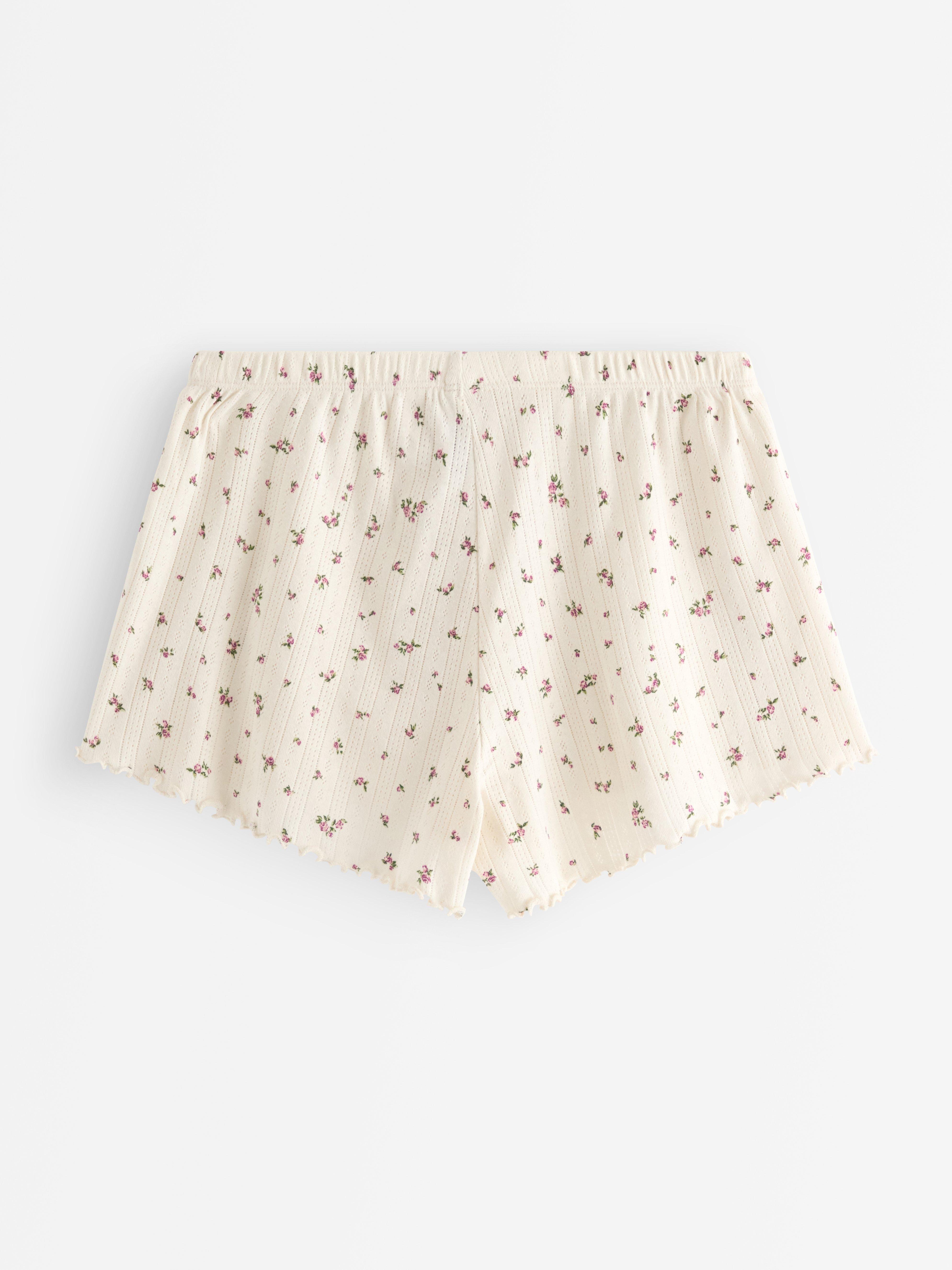 Pyjamasshorts - Underkläder - Vit