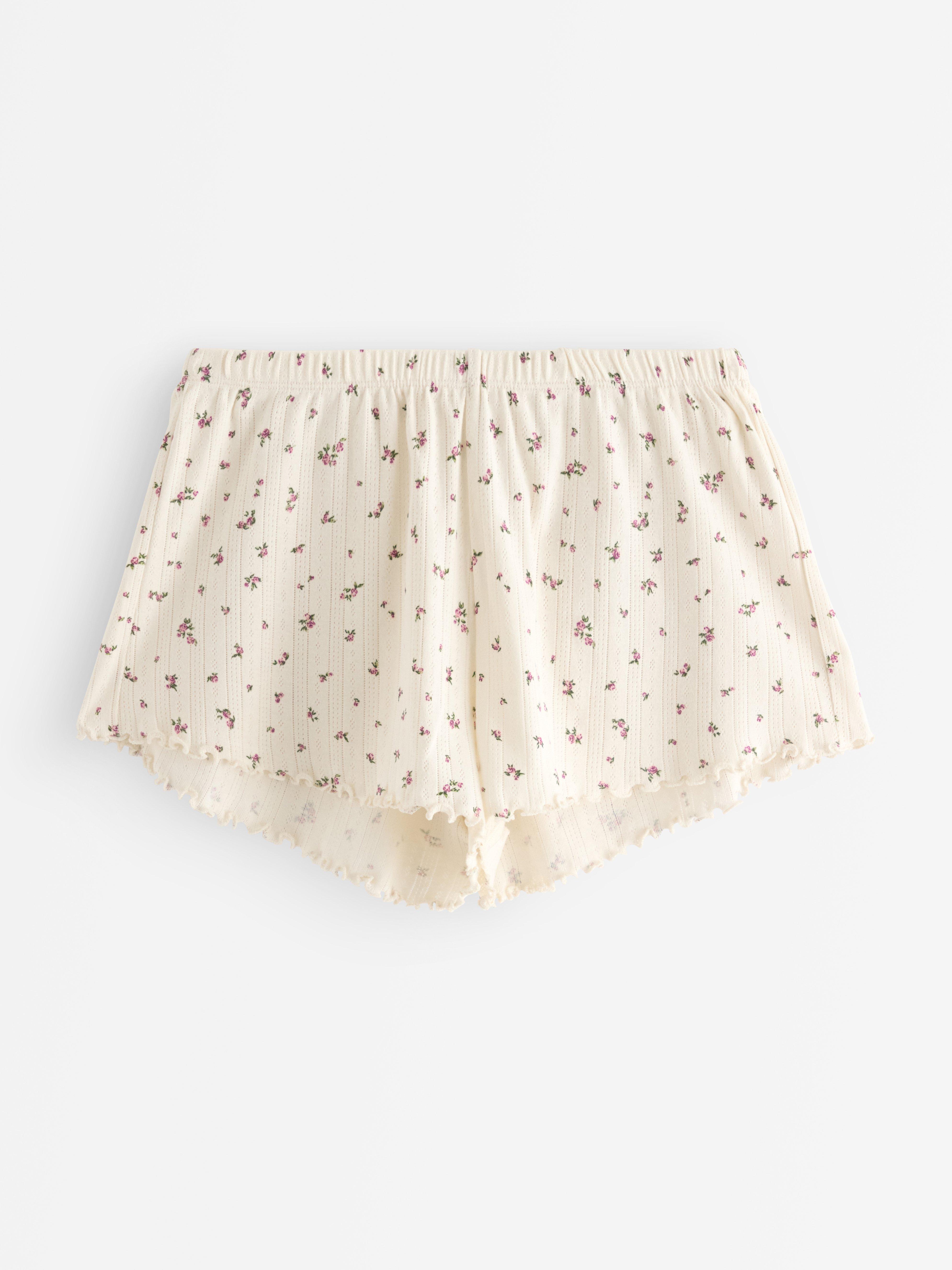 Pyjamasshorts - Underkläder - Vit