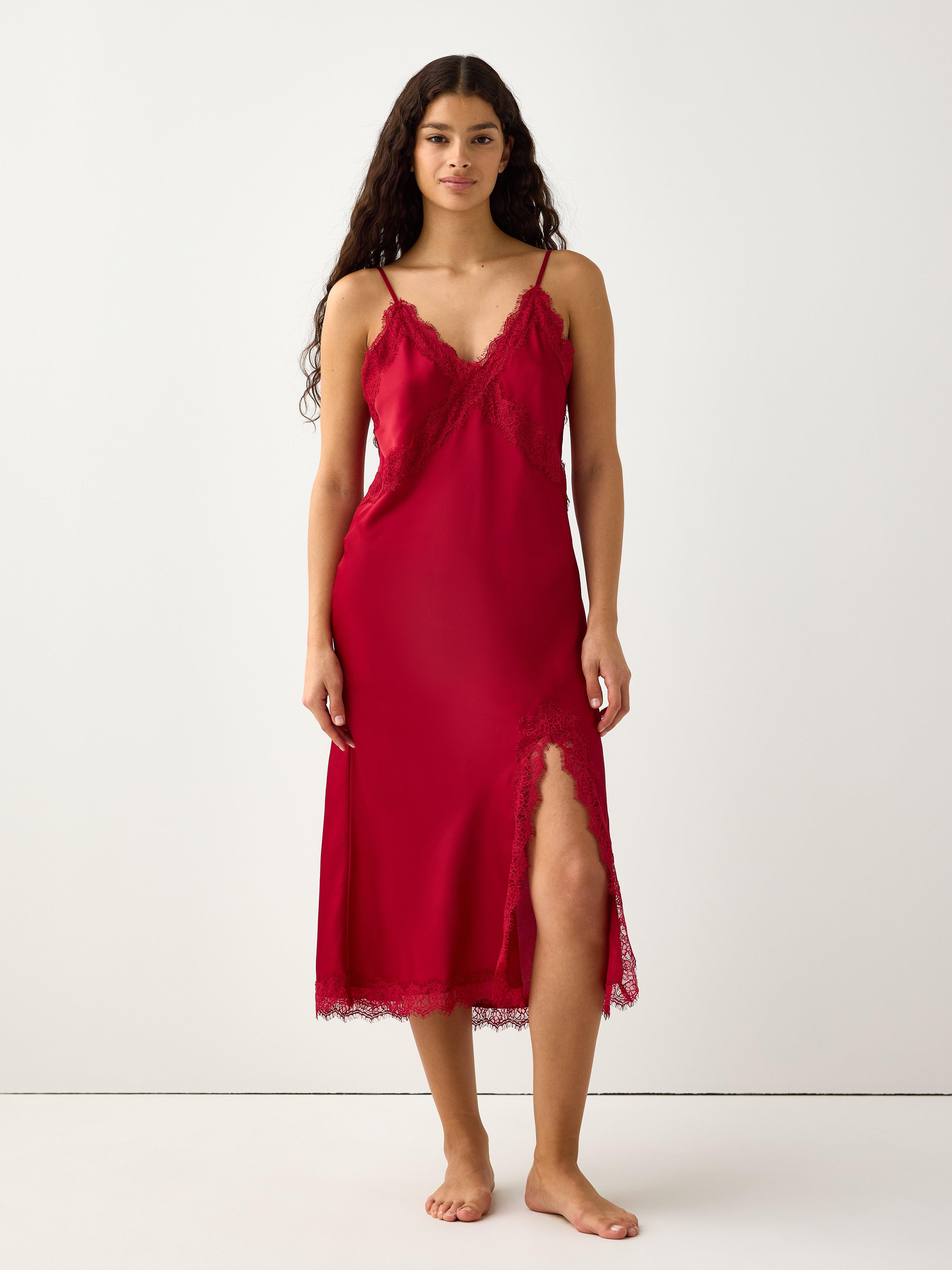 Night Slip - Lingerie - Red