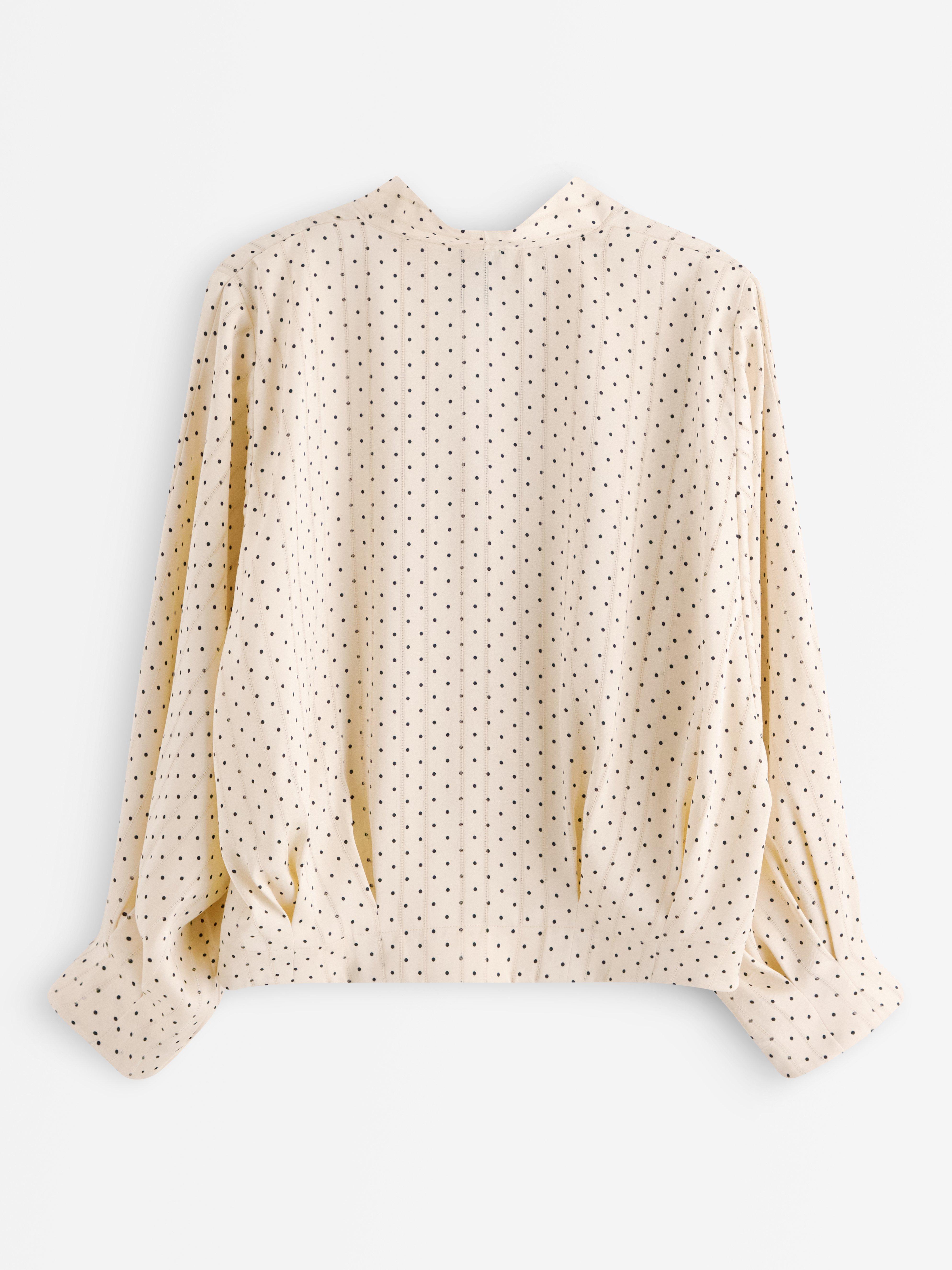 Bluse - Dame - Beige
