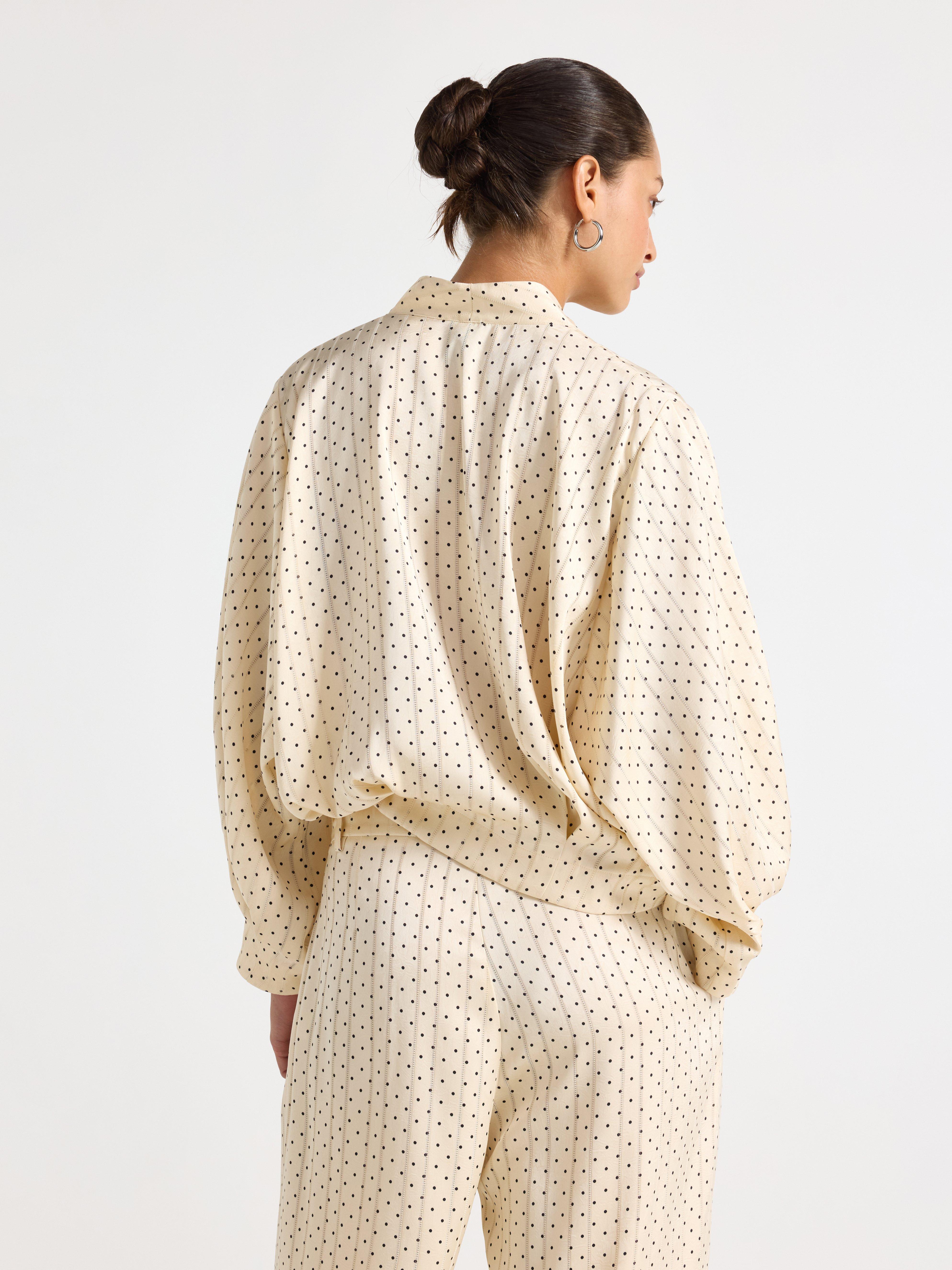 Bluse - Dame - Beige