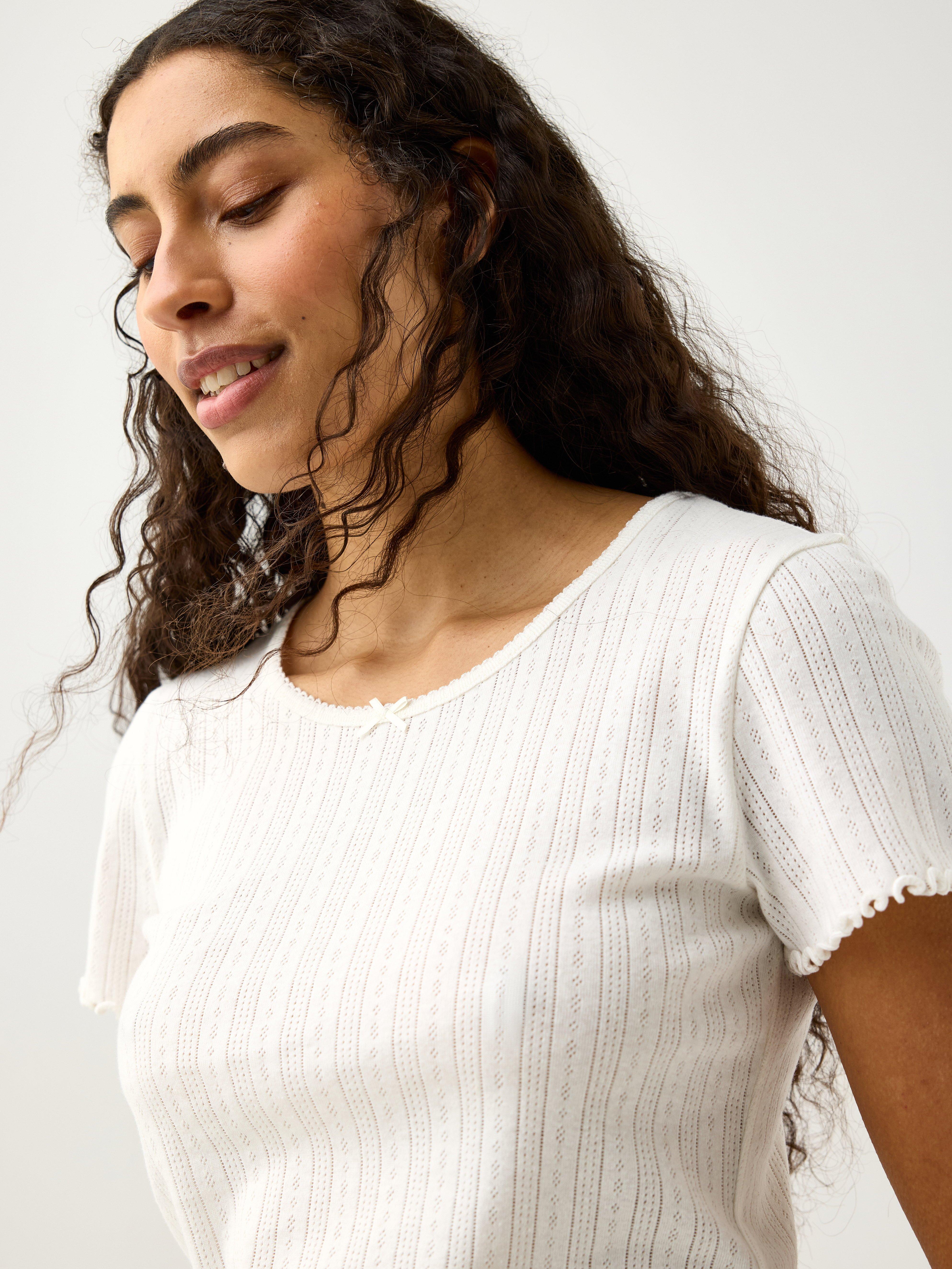Pyjama Top - Lingerie - White