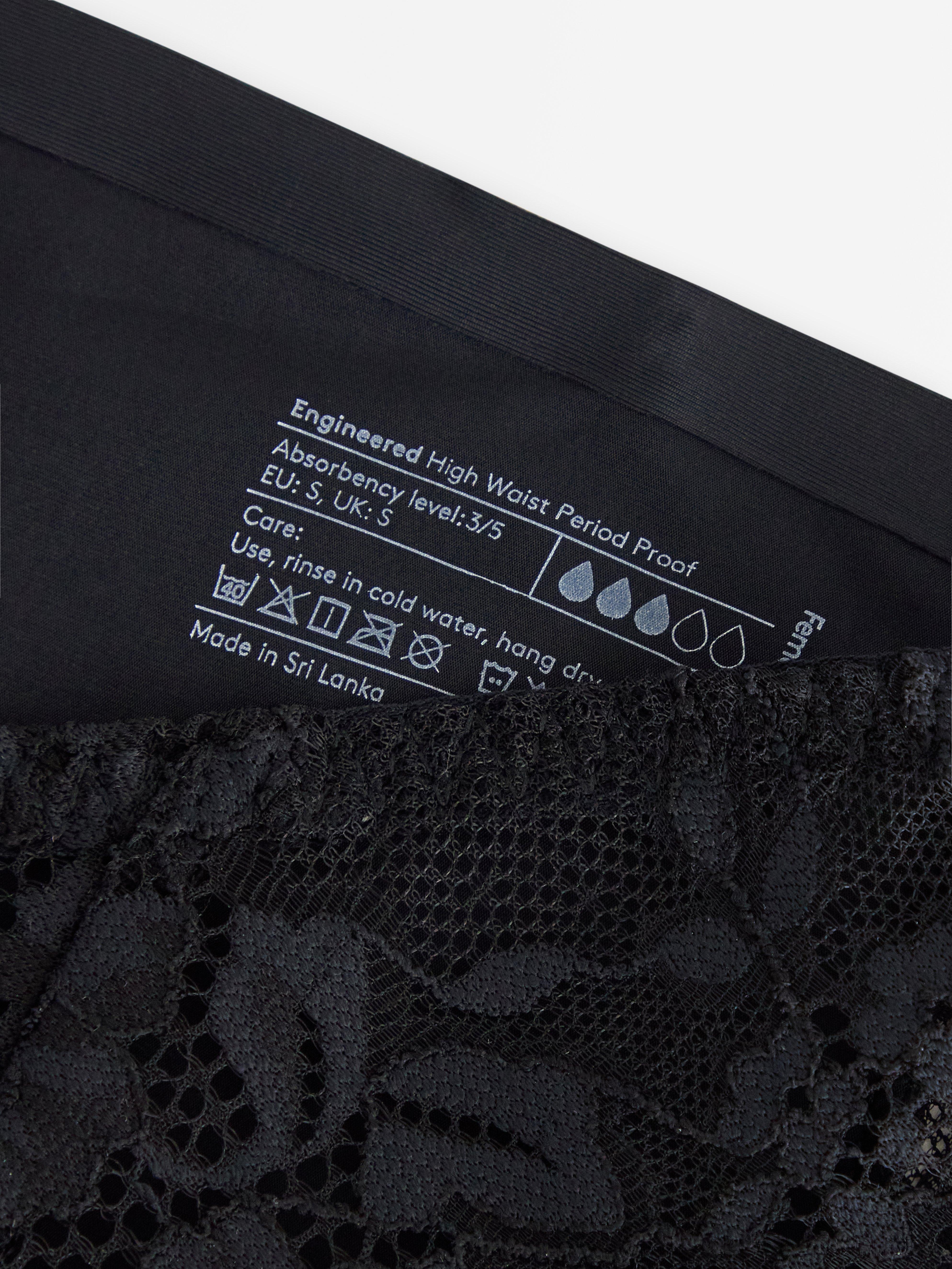 Period proof-underkläder - Female Engineering - Svart