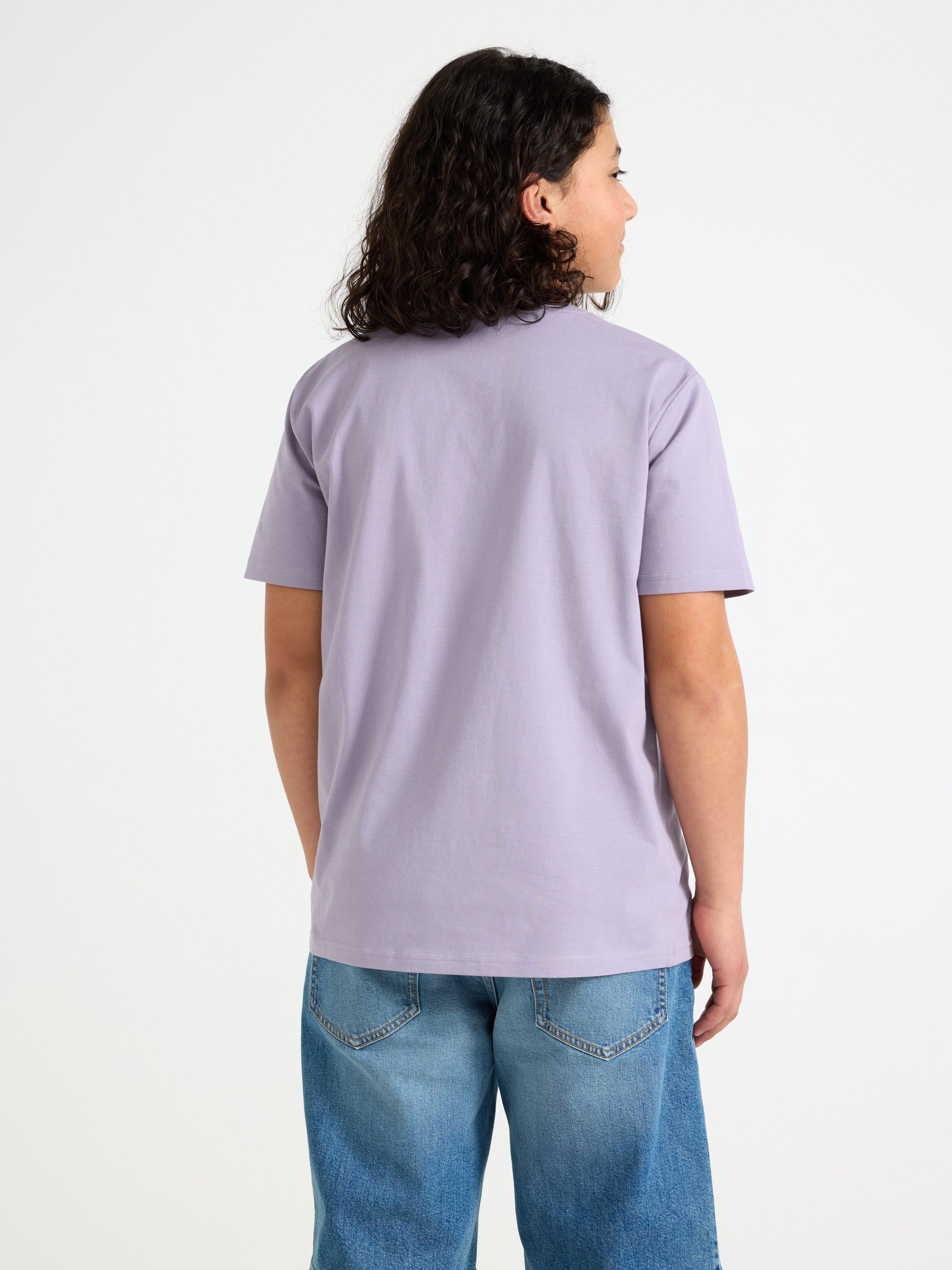 T-shirt - Barn - Lilla