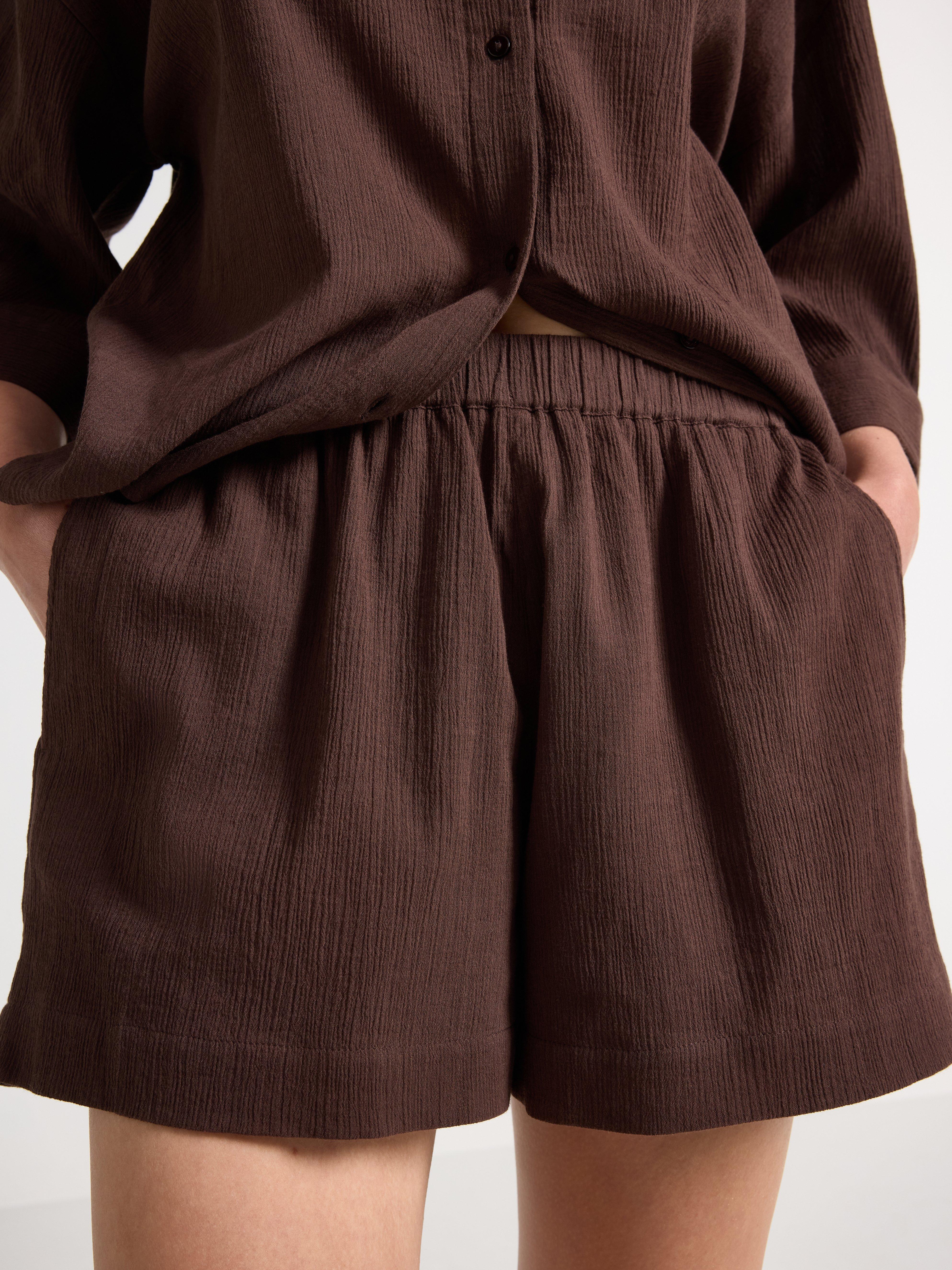 Shorts - Dame - Brun