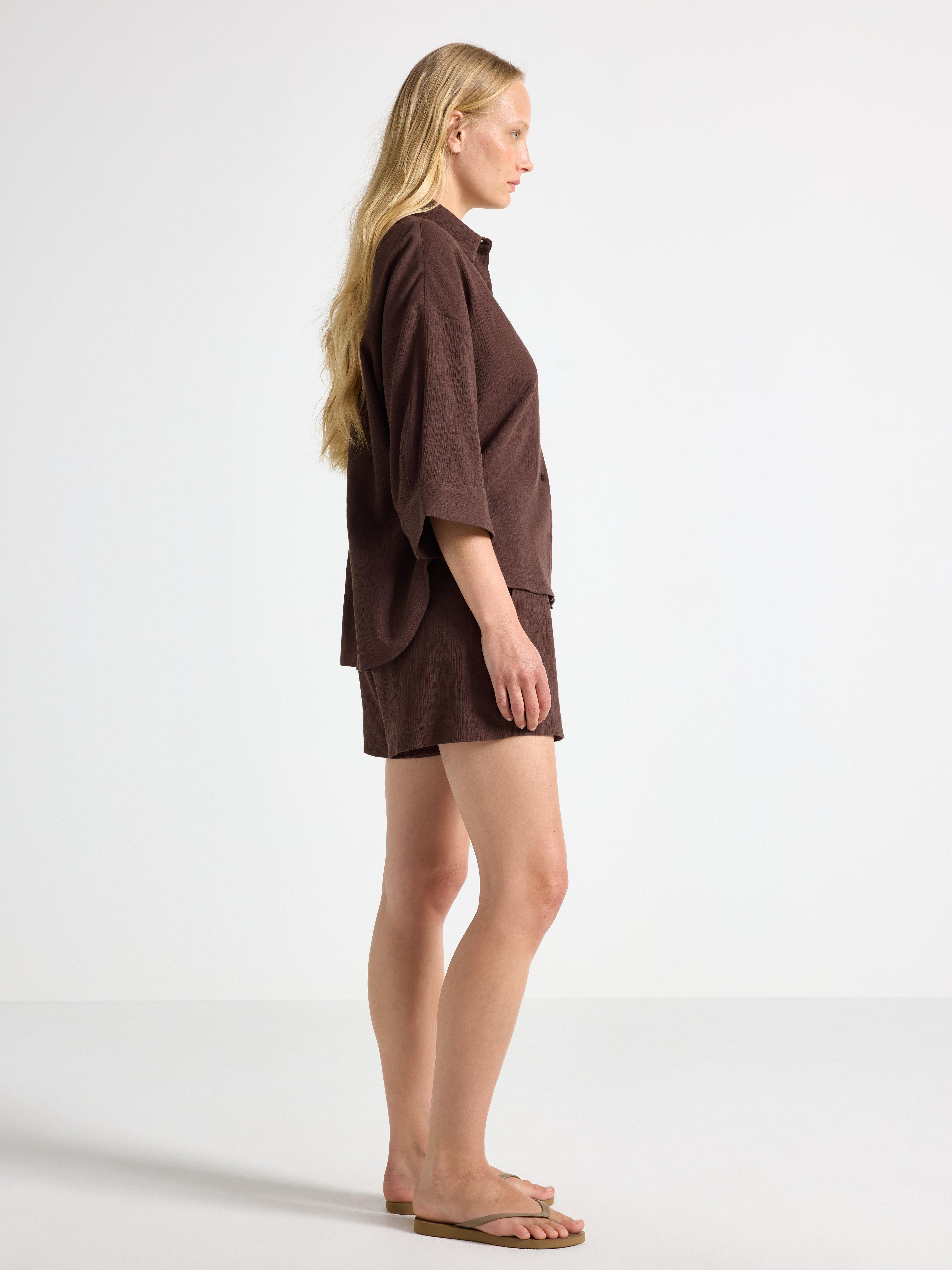 Shorts - Dame - Brun