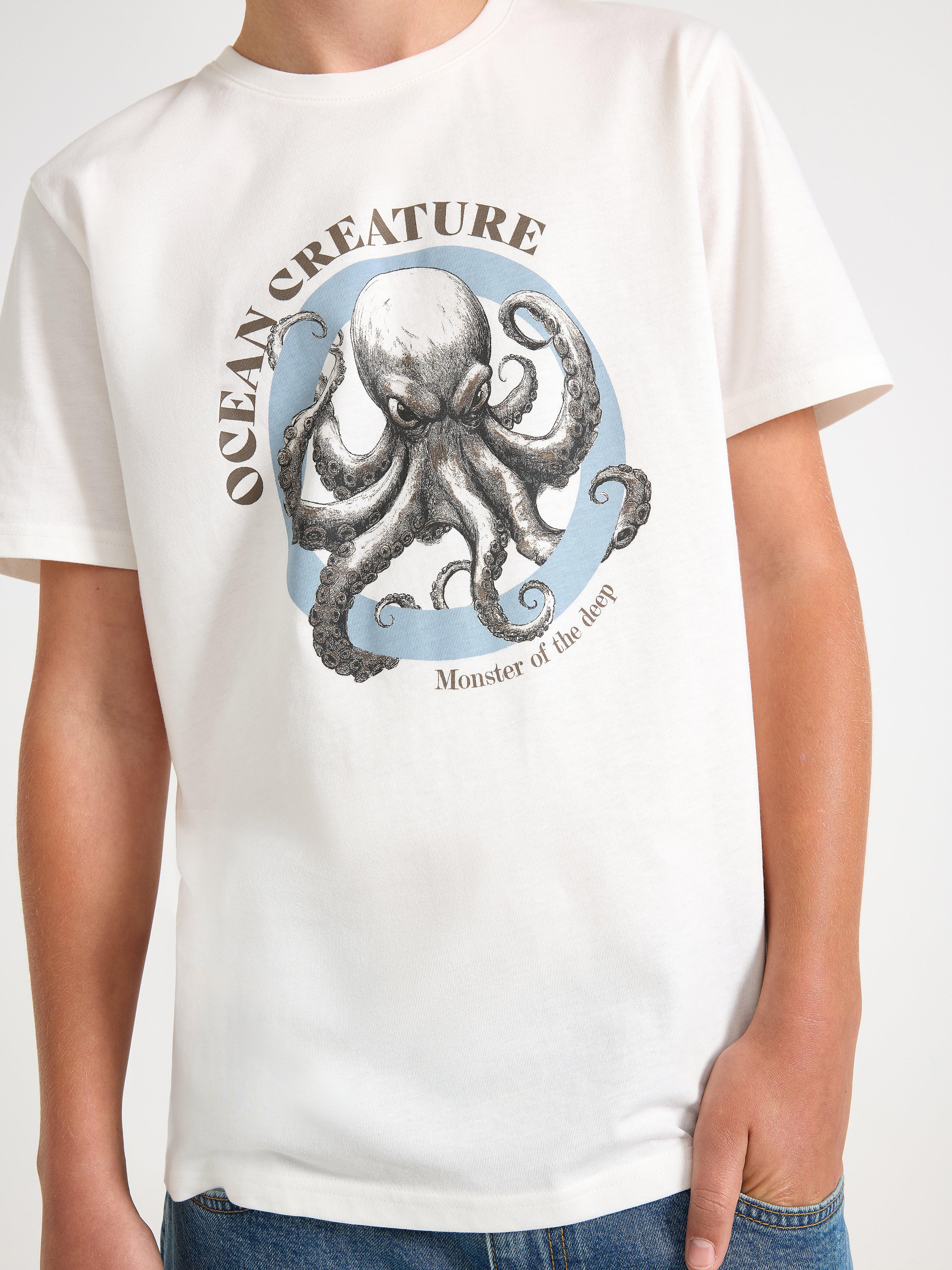 T-shirt - Barn - Vit
