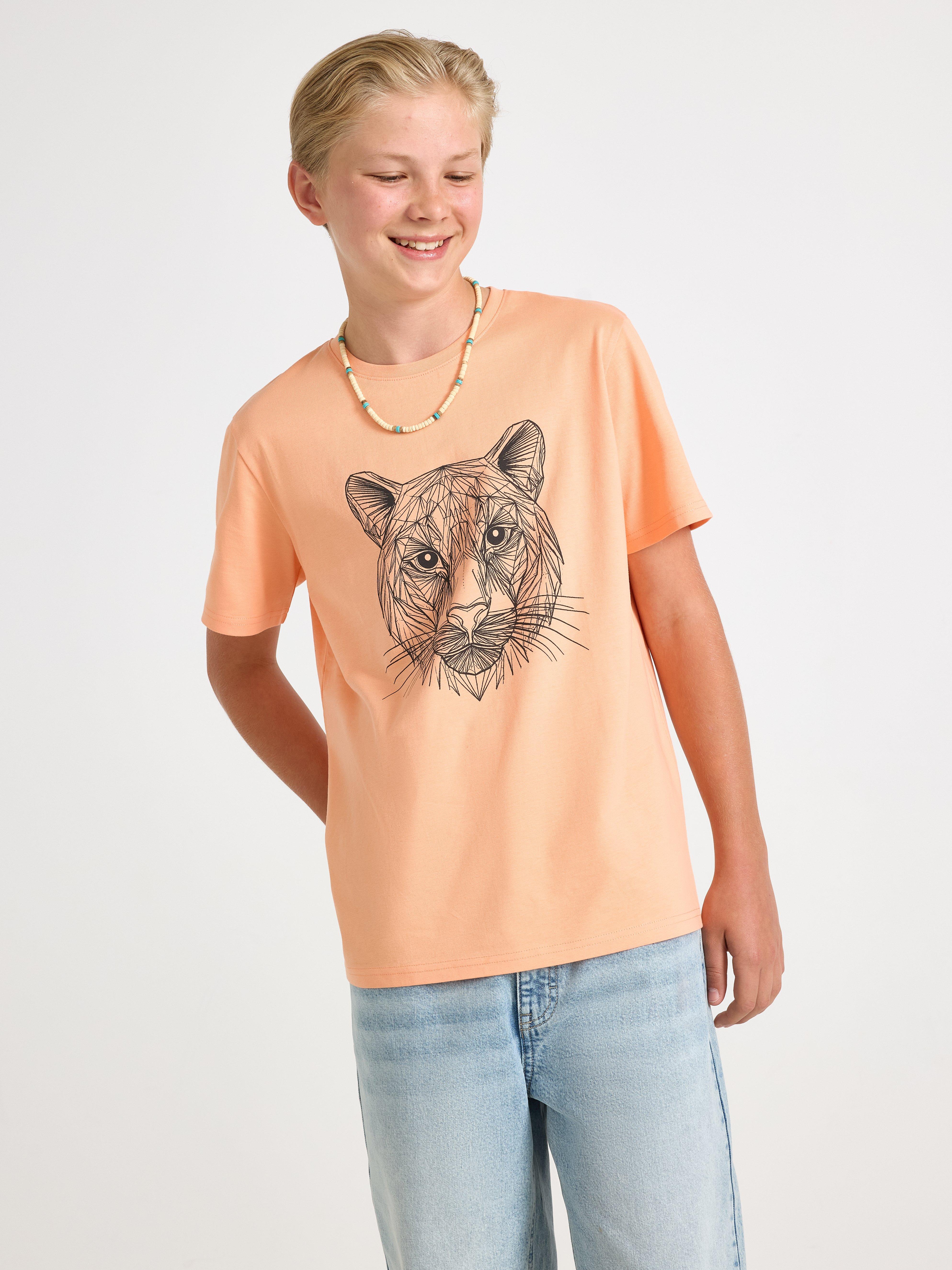 T-shirt - Barn - Orange