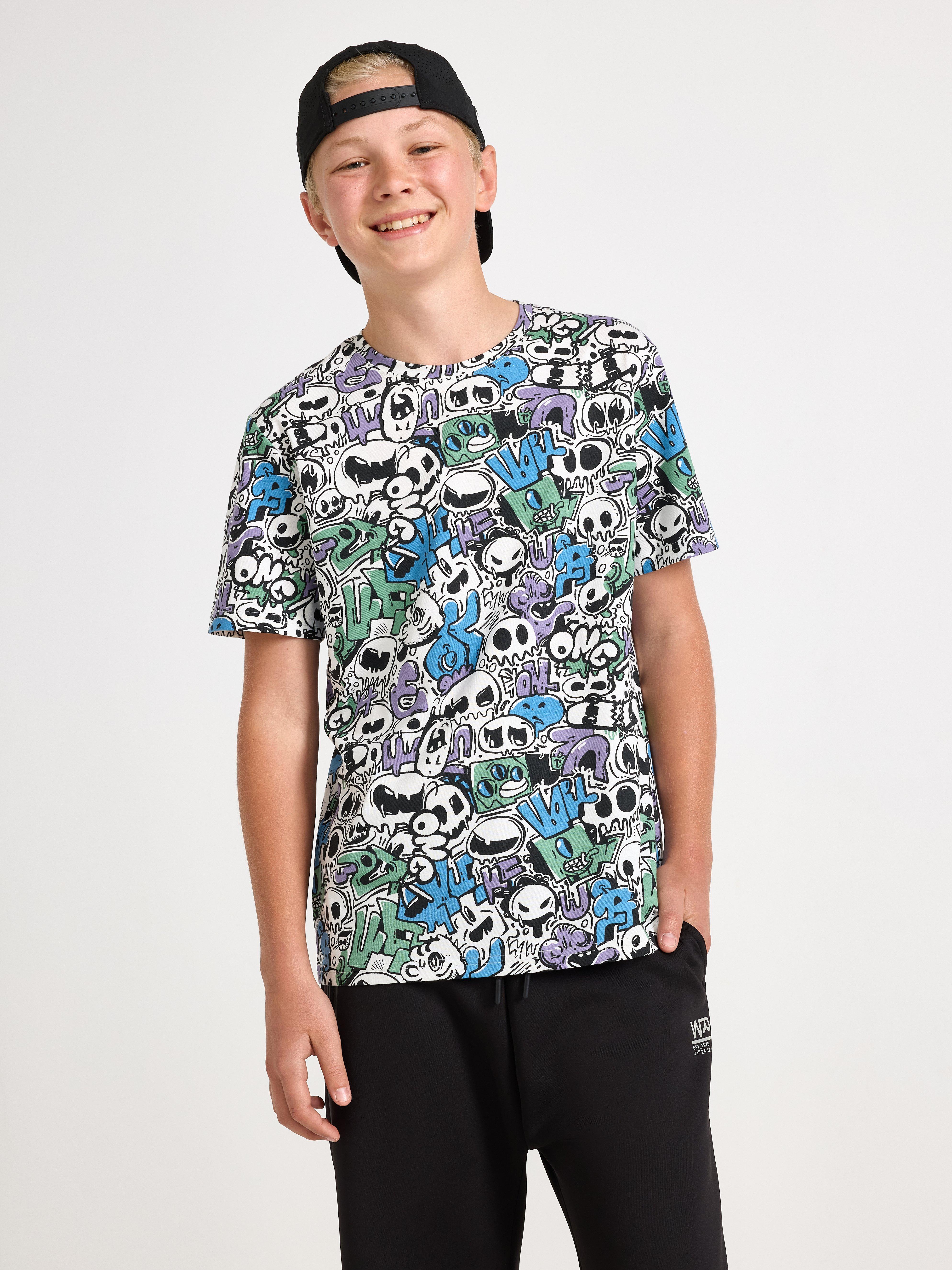 T-shirt - Barn - Grön