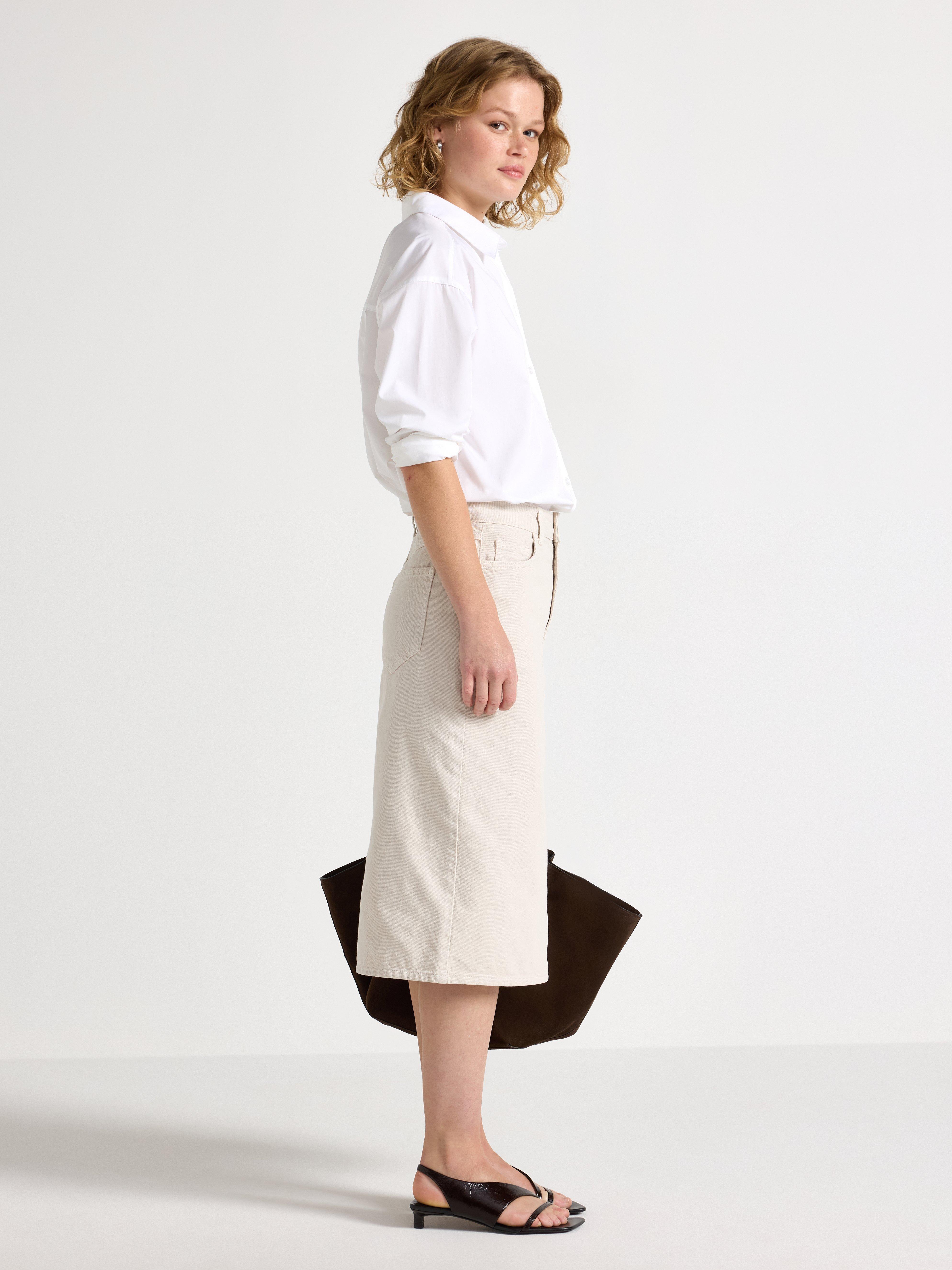 Nederdel - Dame - Beige