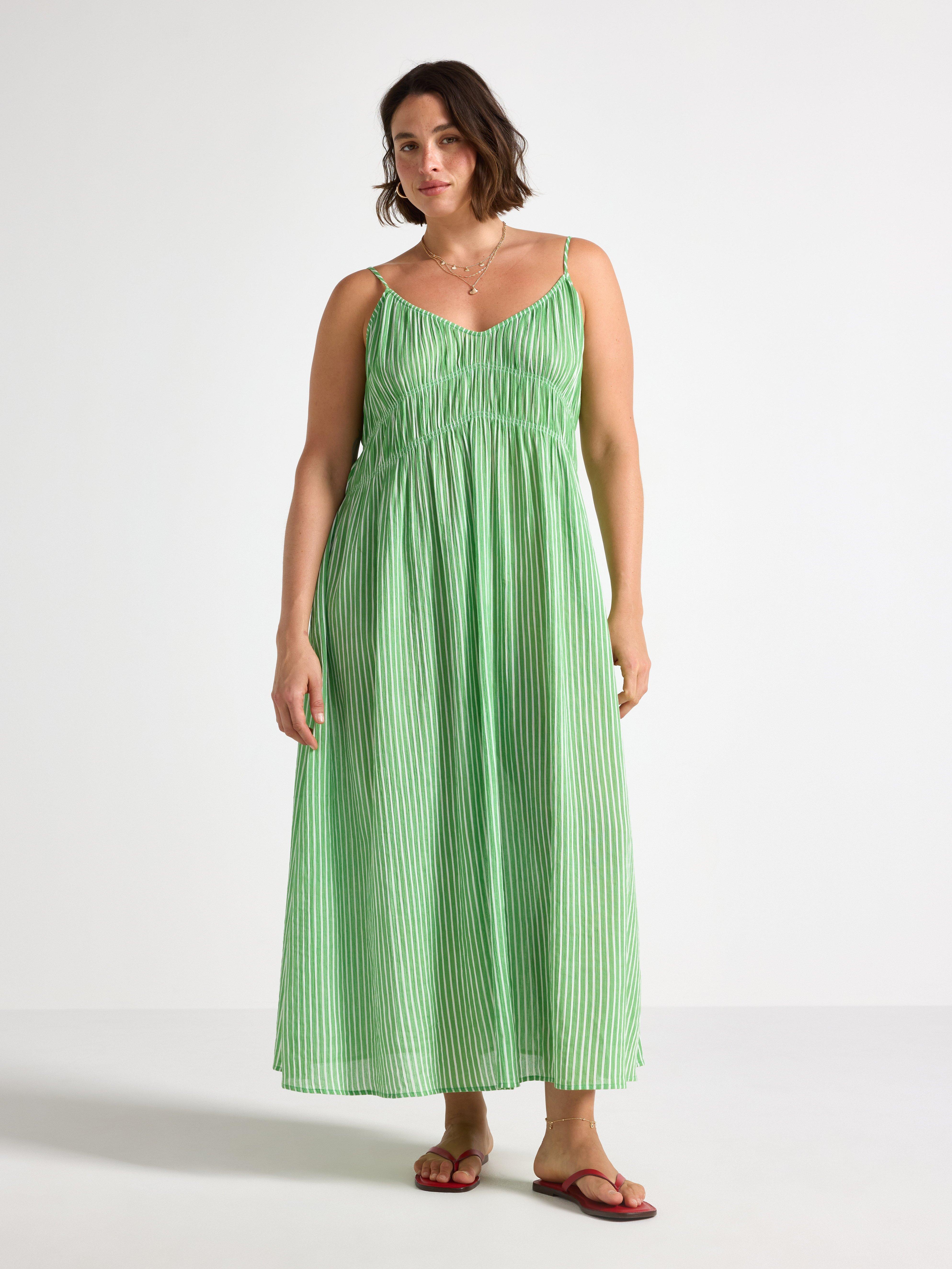 Maxi Dress - Womens Wear - Green