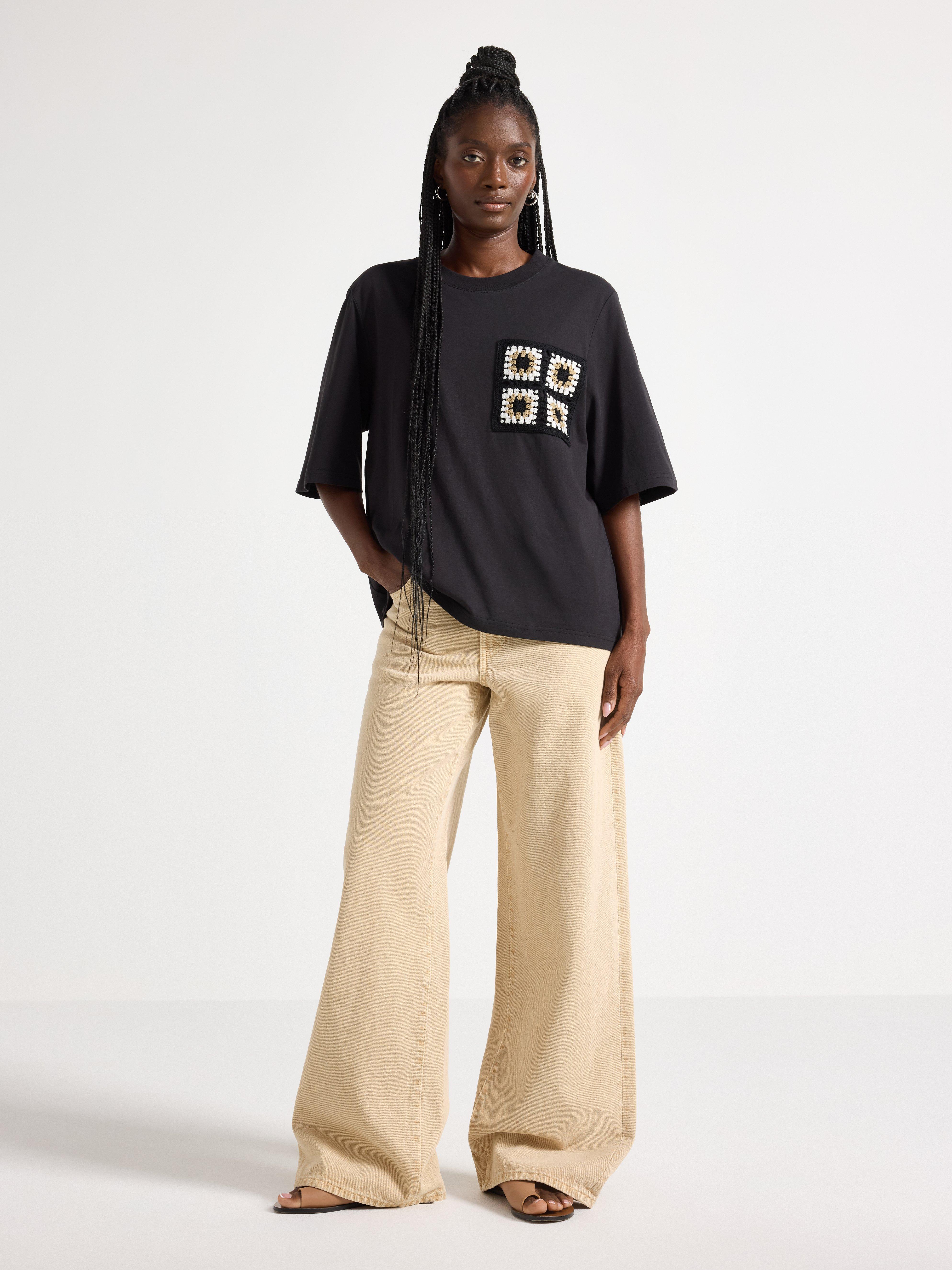 T-shirt - Dame - Sort