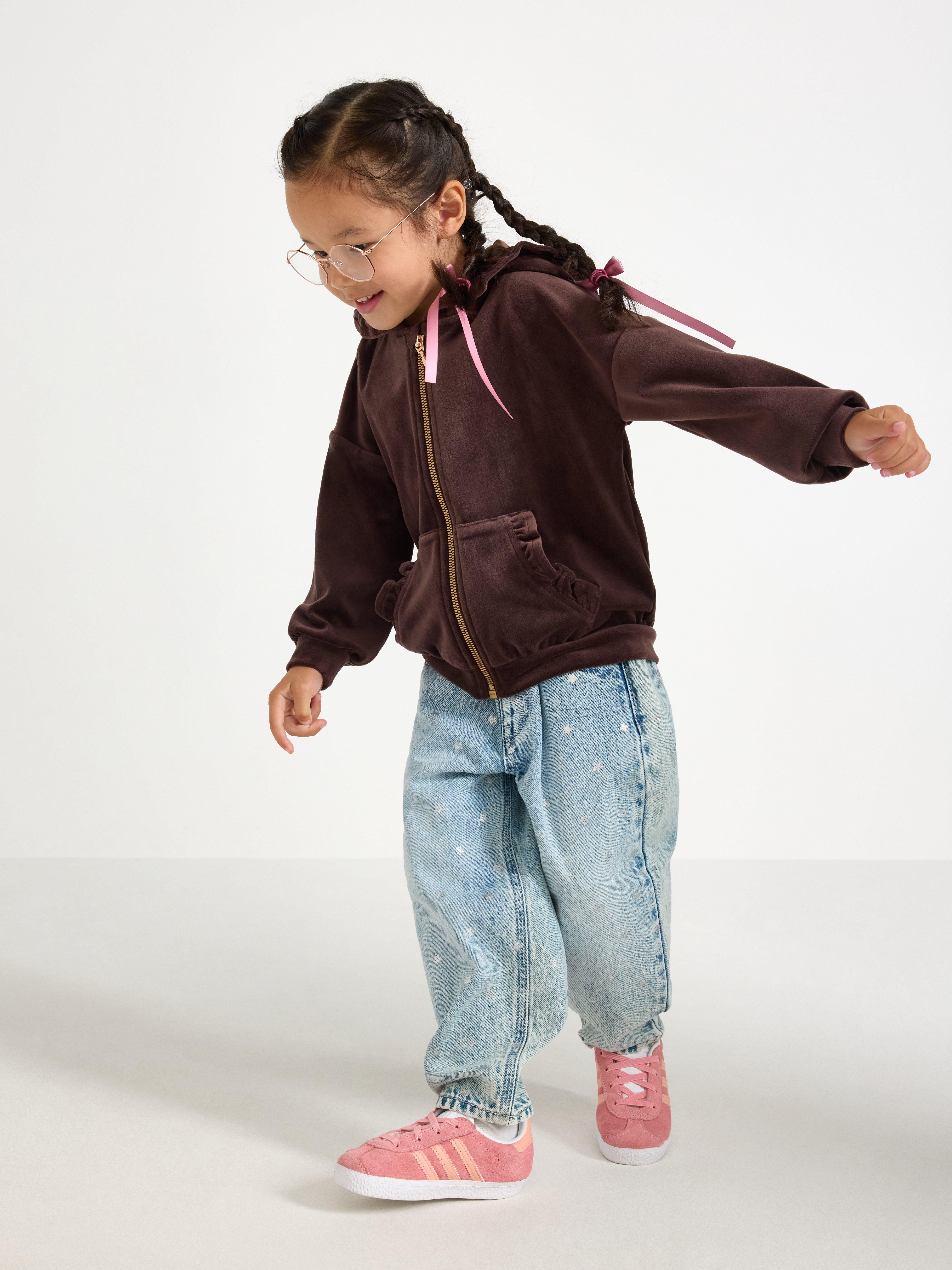 Hooded Jacket -  - Brown