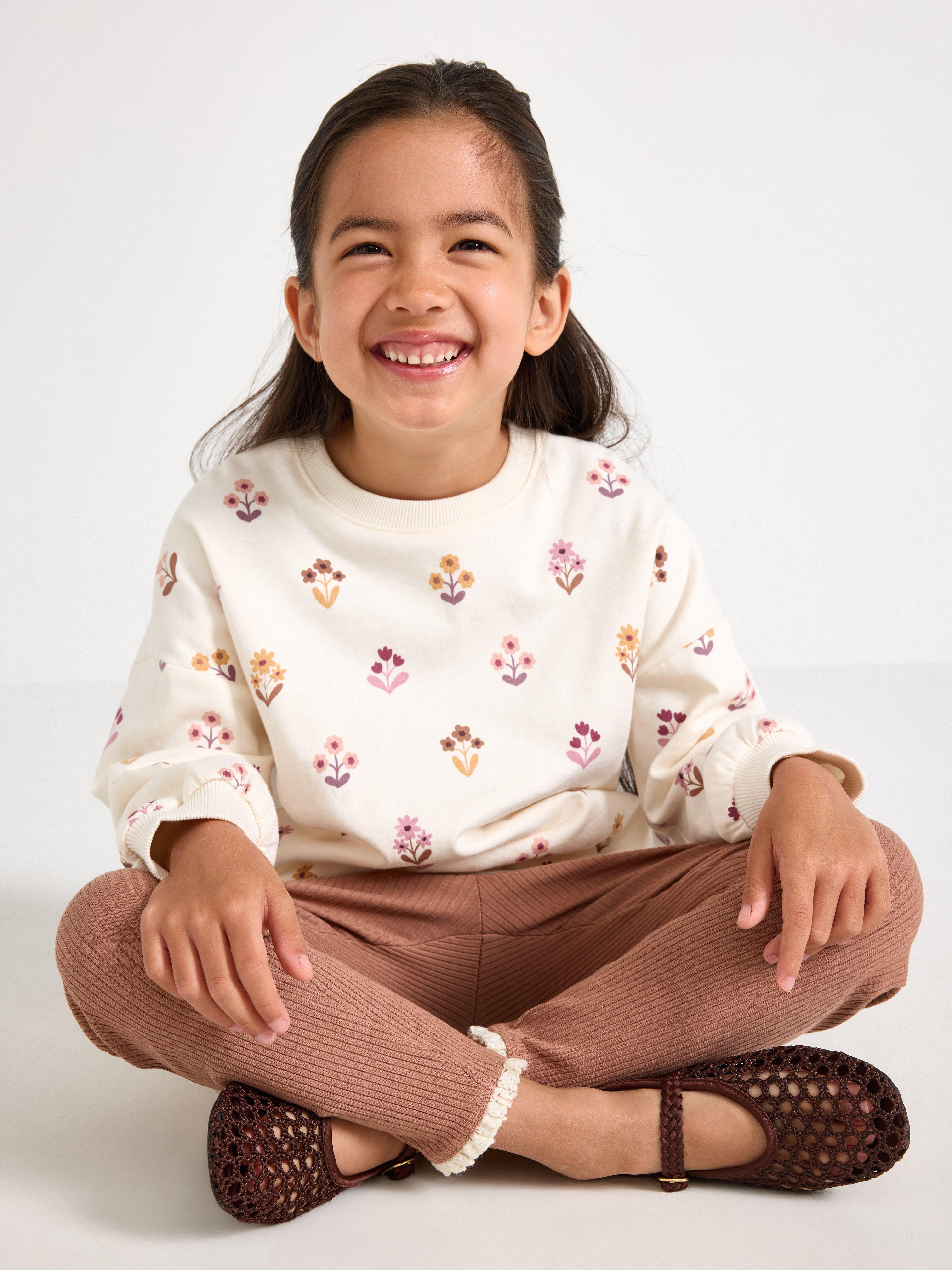Leggings - Barn - Brun