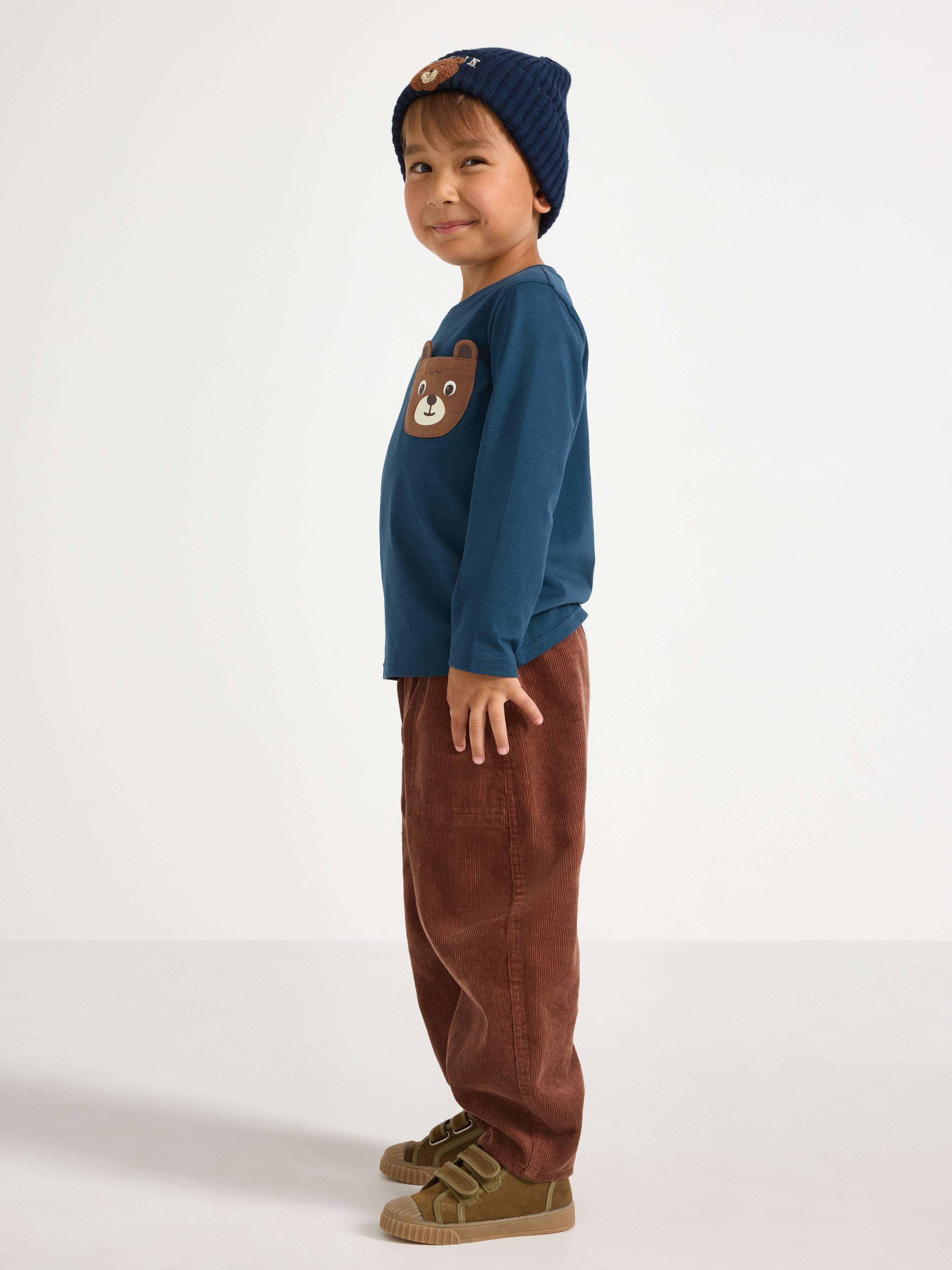 Trousers -  - Brown