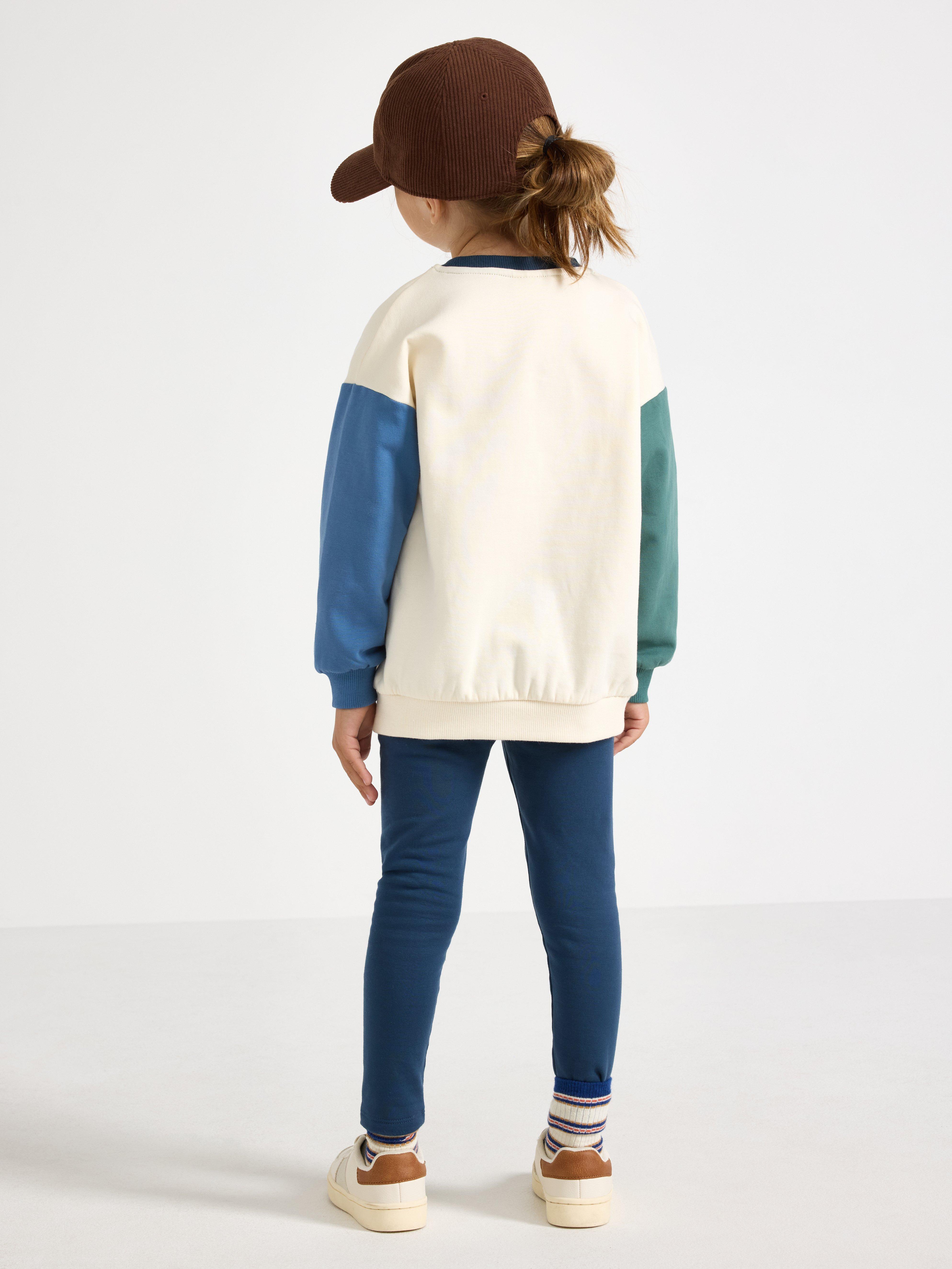 Leggings - Barn - Blå