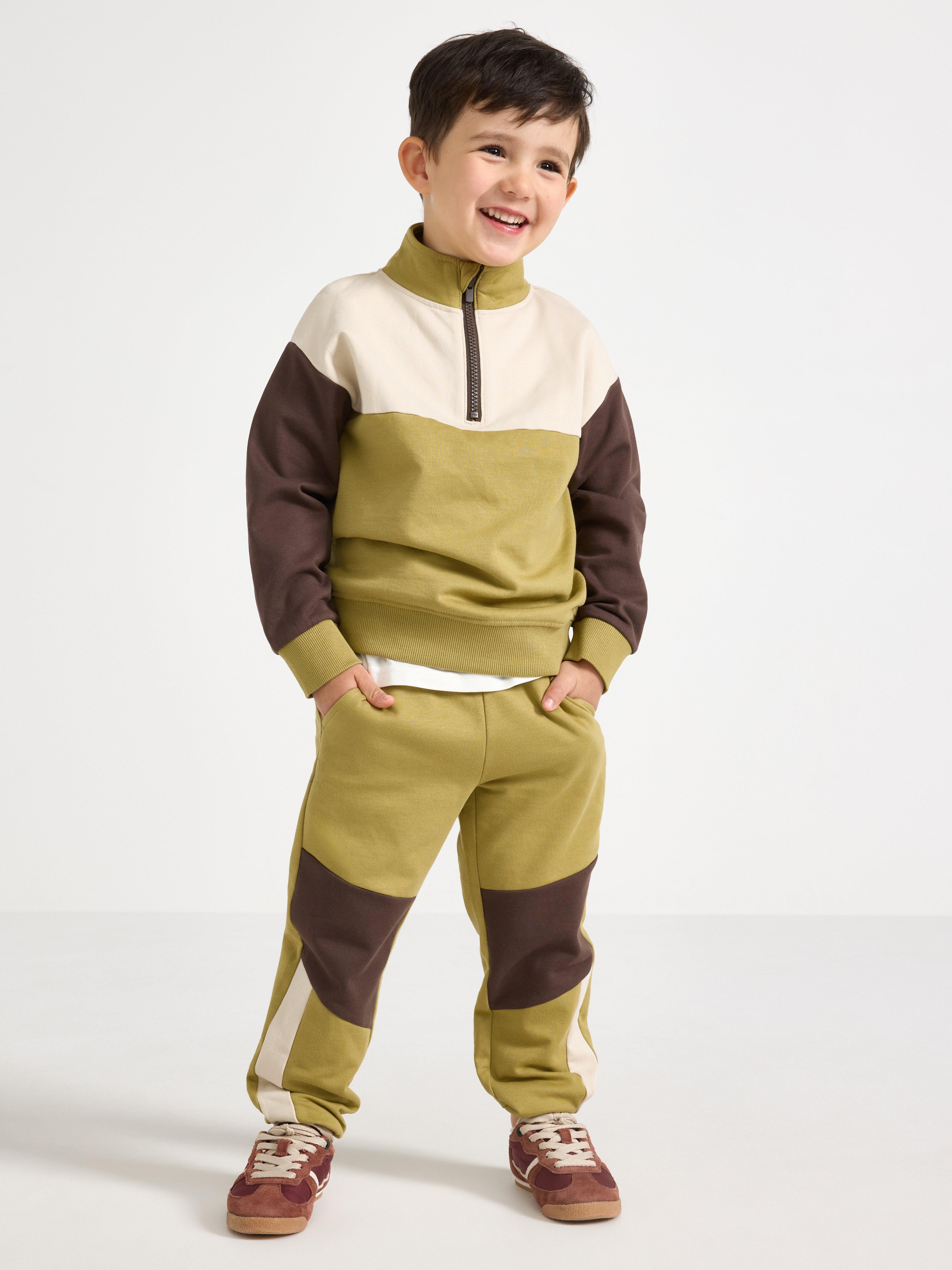 Sweat Pants - Kids Wear - Khaki