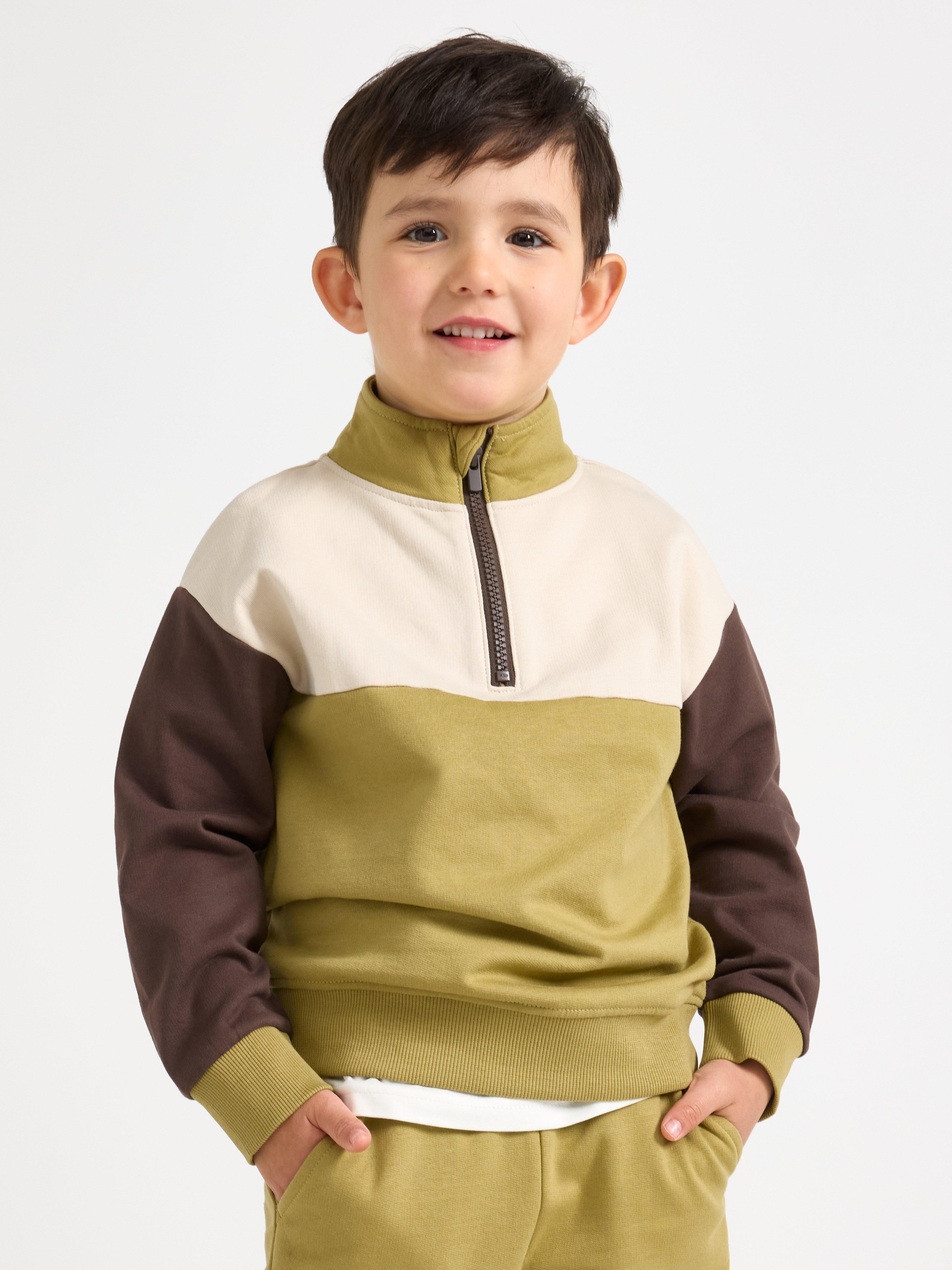 Mikina - Děti - Khaki
