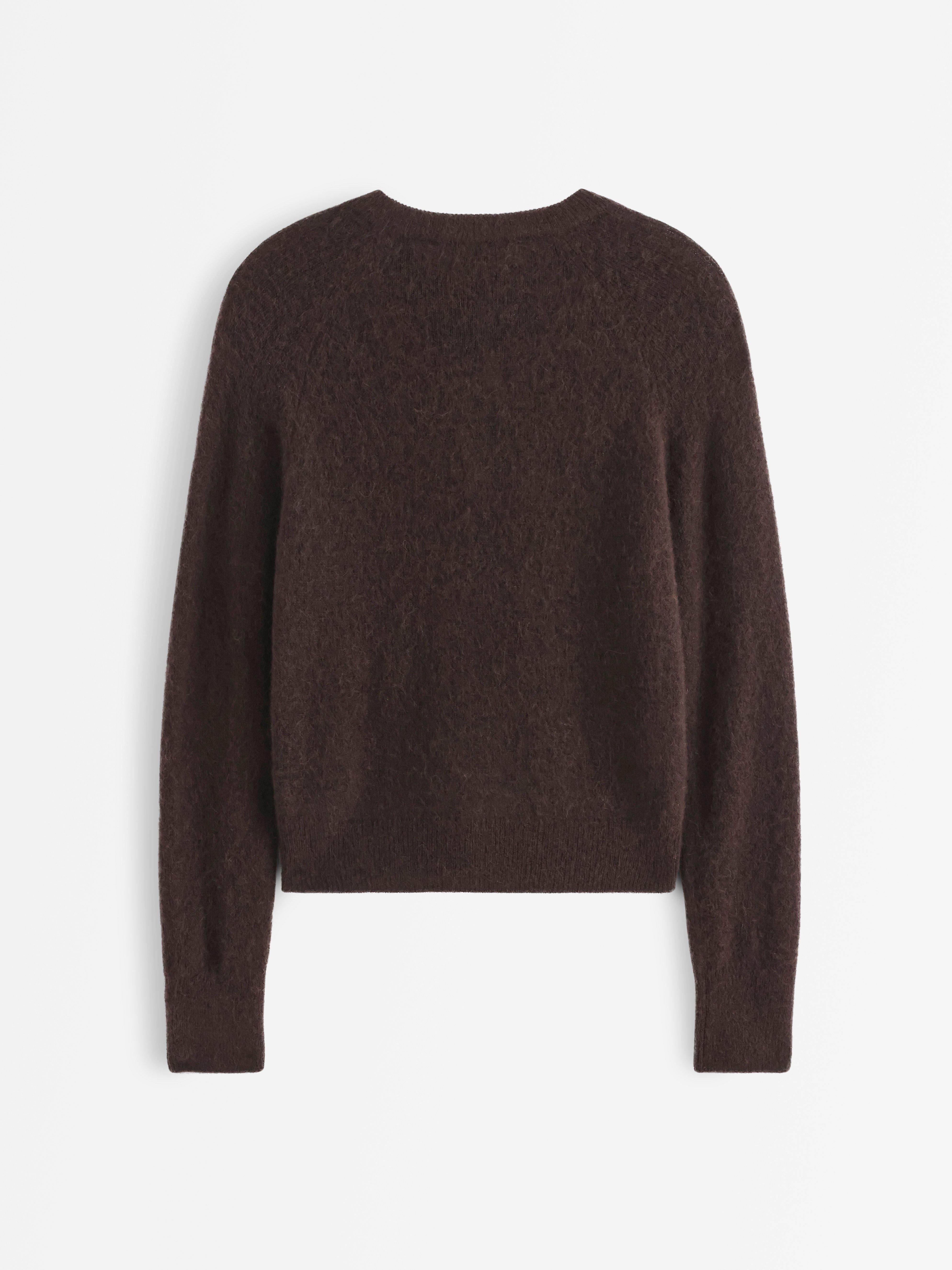 Cardigan - Dame - Brun